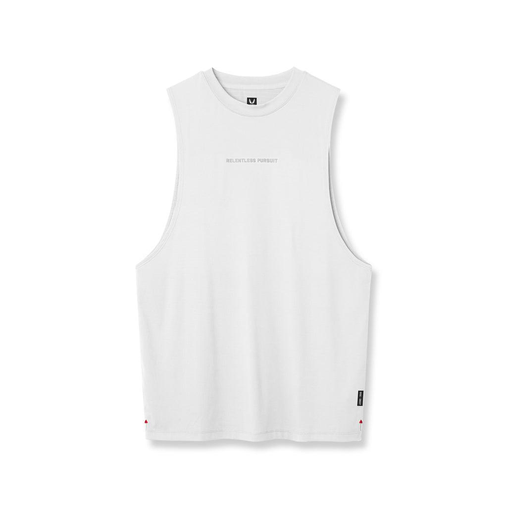 0837. 3D-Lite® 2.0 Lycra® Muscle Tank - White "RP" Product Image