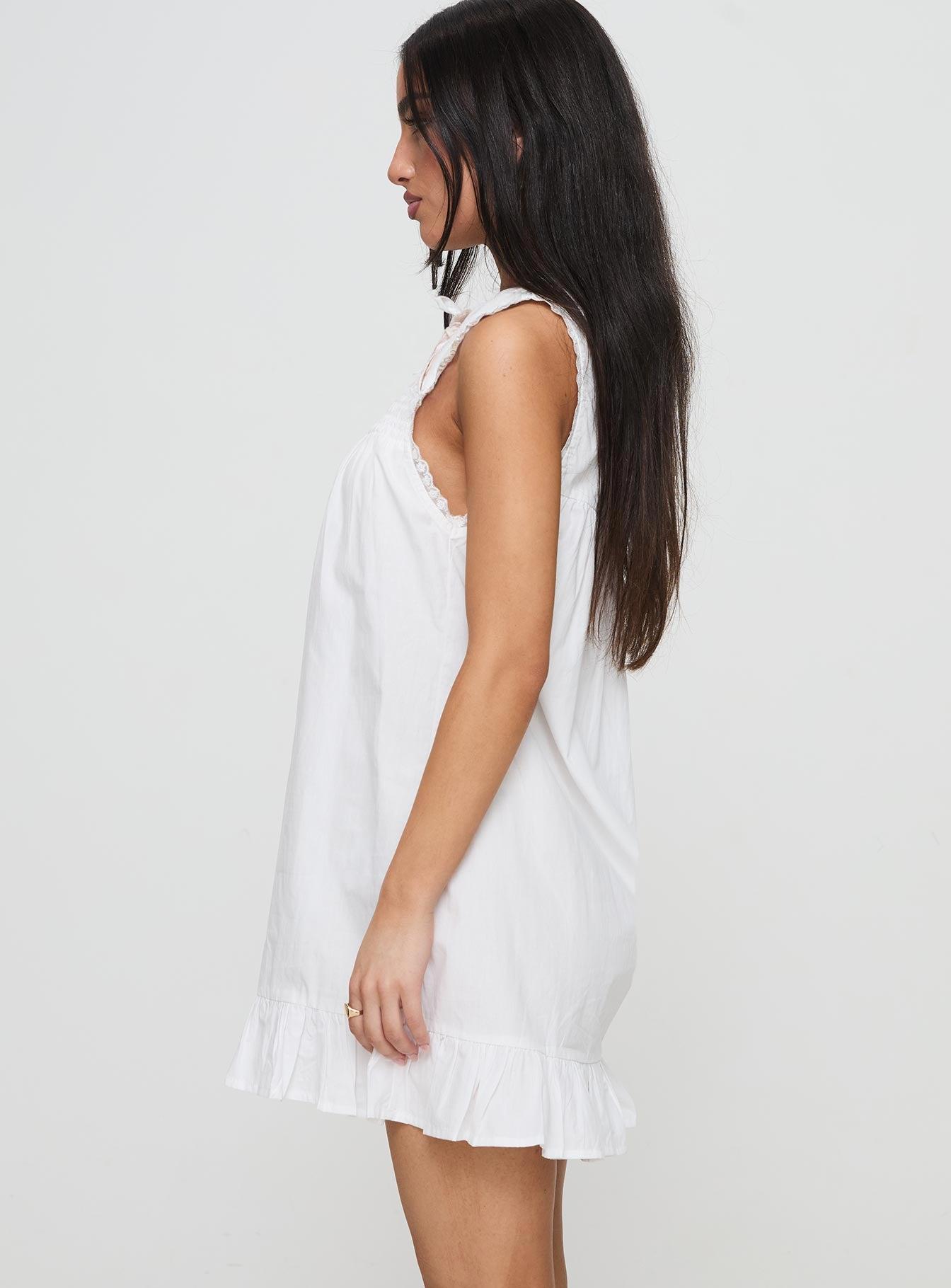 Lalita Mini Dress White Product Image