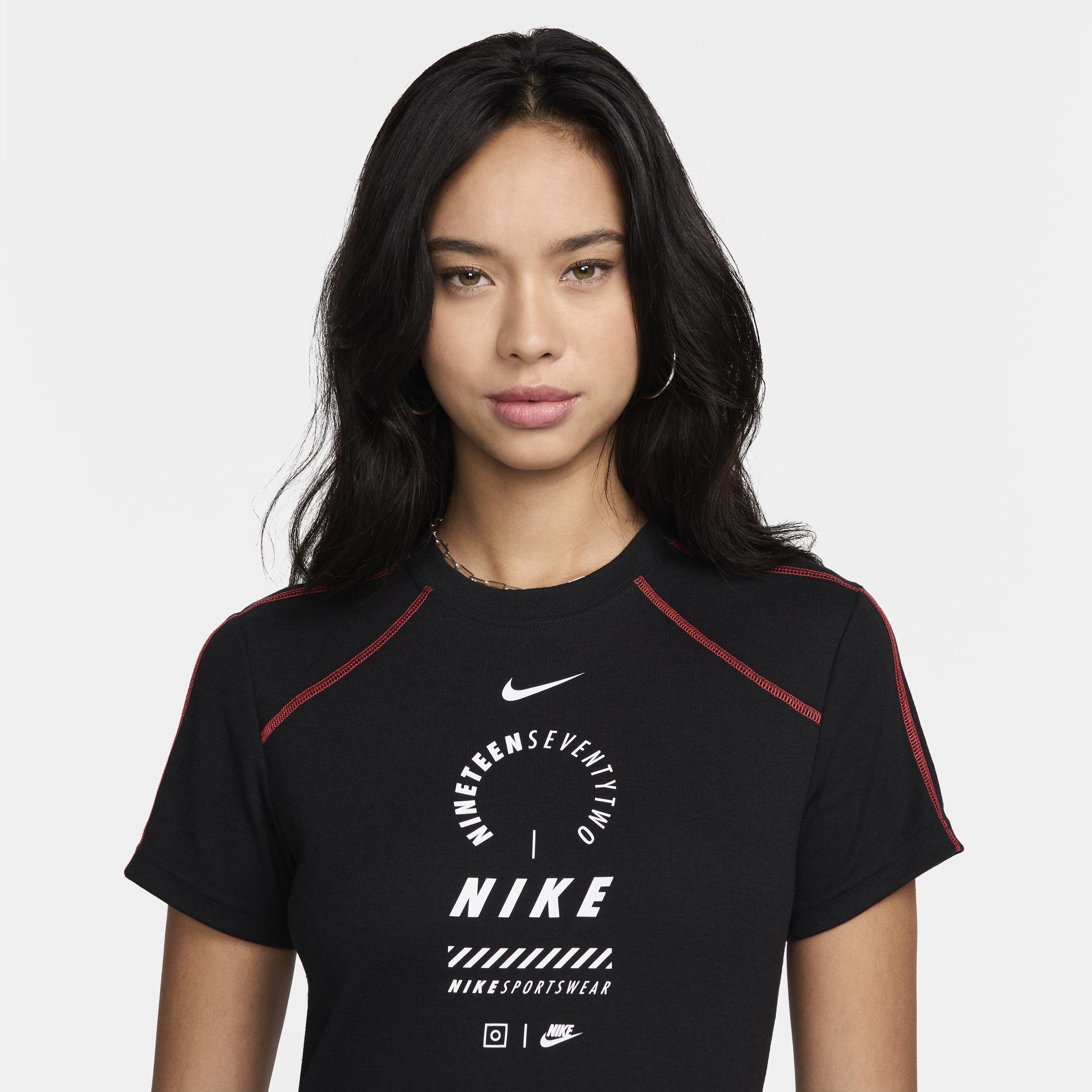 Womens Nike Sportswear Short-Sleeve Dress Product Image