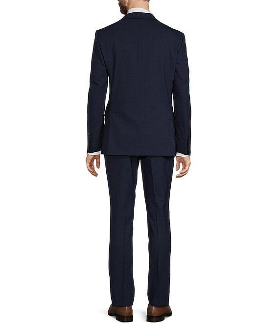 Hickey Freeman Modern Fit Flat Front Houndstooth 2 Piece Suit Product Image