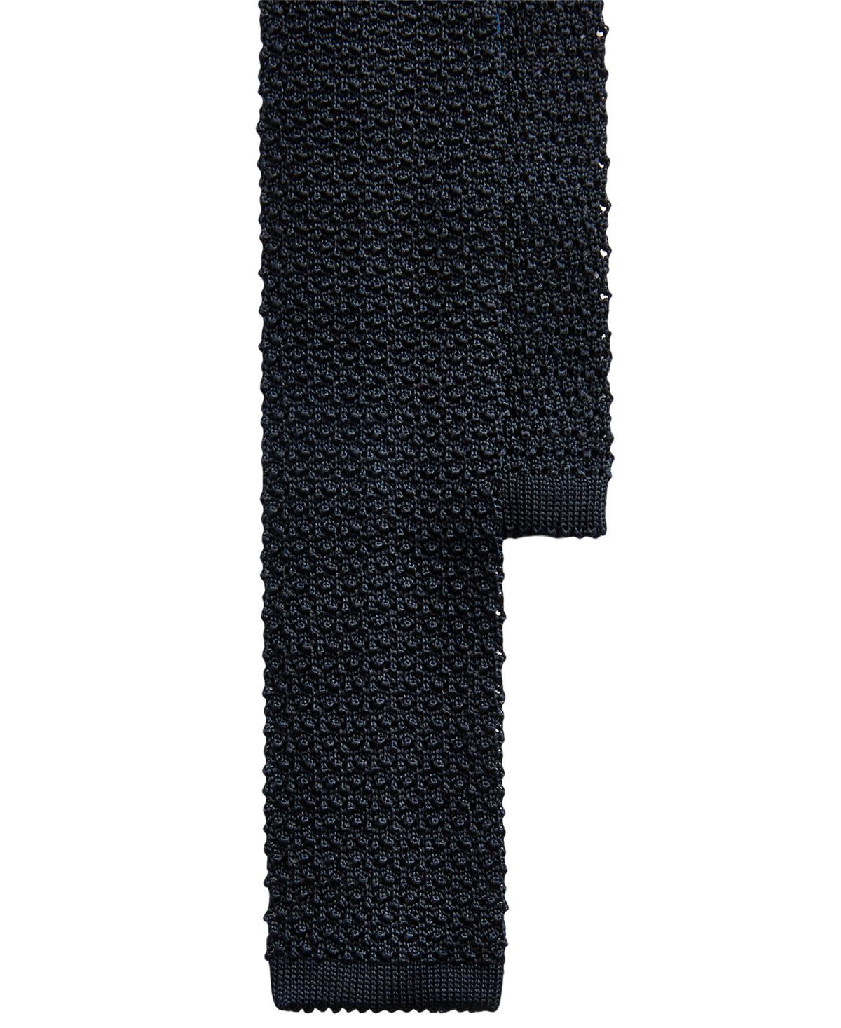 POLO RALPH LAUREN Men's Knit Silk Tie In Navy Product Image