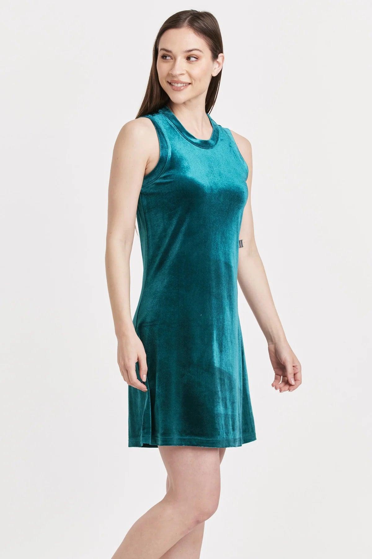 Justine Velvet Swing Dress Product Image