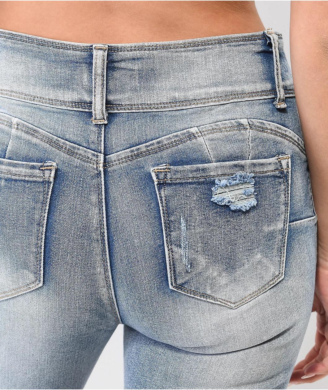 Thrill Jeans High Rise Indigo Skinny Jeans Product Image