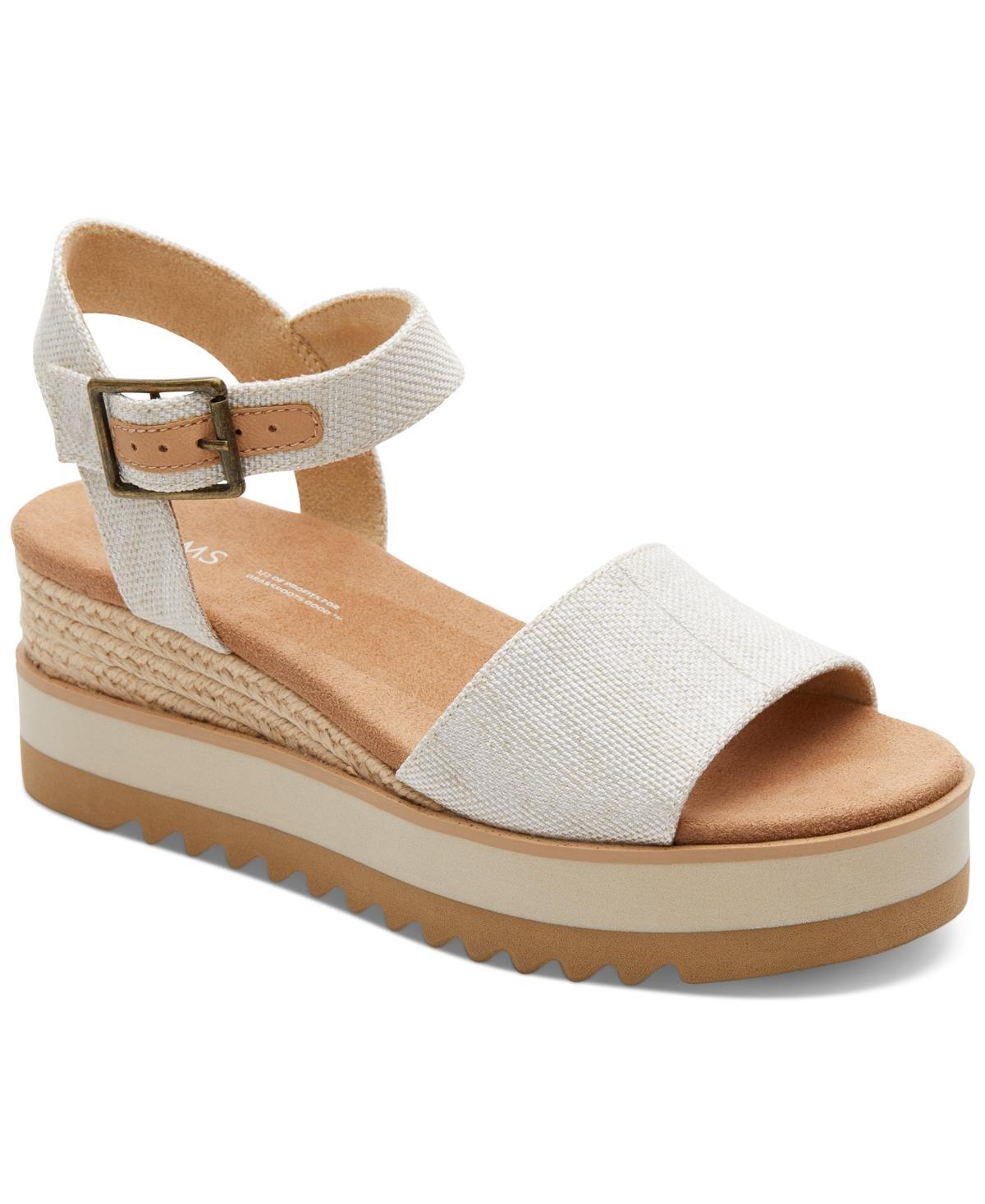 TOMS Diana Espadrille Platform Wedges Product Image