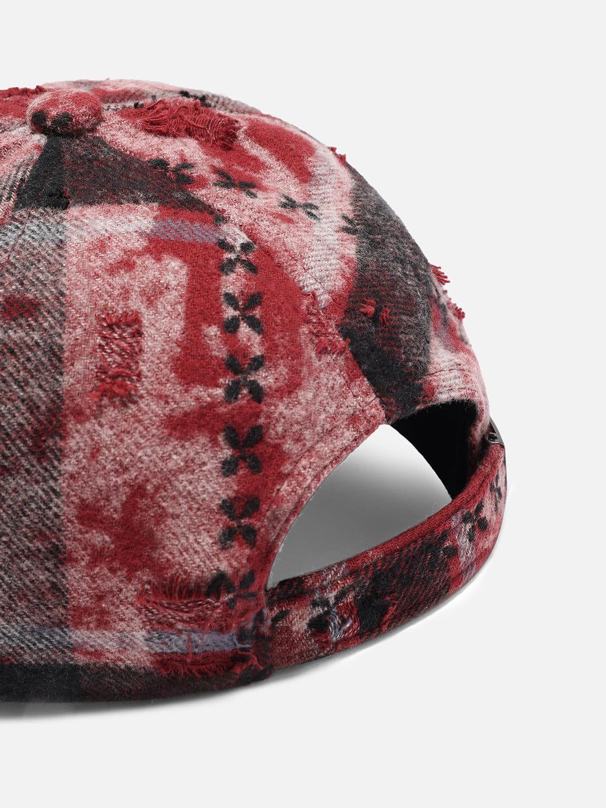 Plaid Washed Cap Product Image