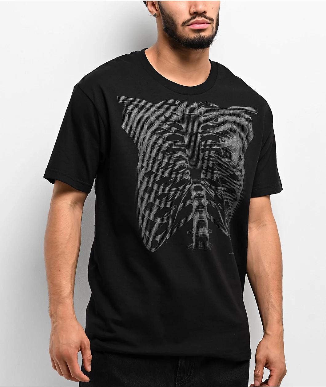 Crawling Death X Ray Black T-Shirt Product Image