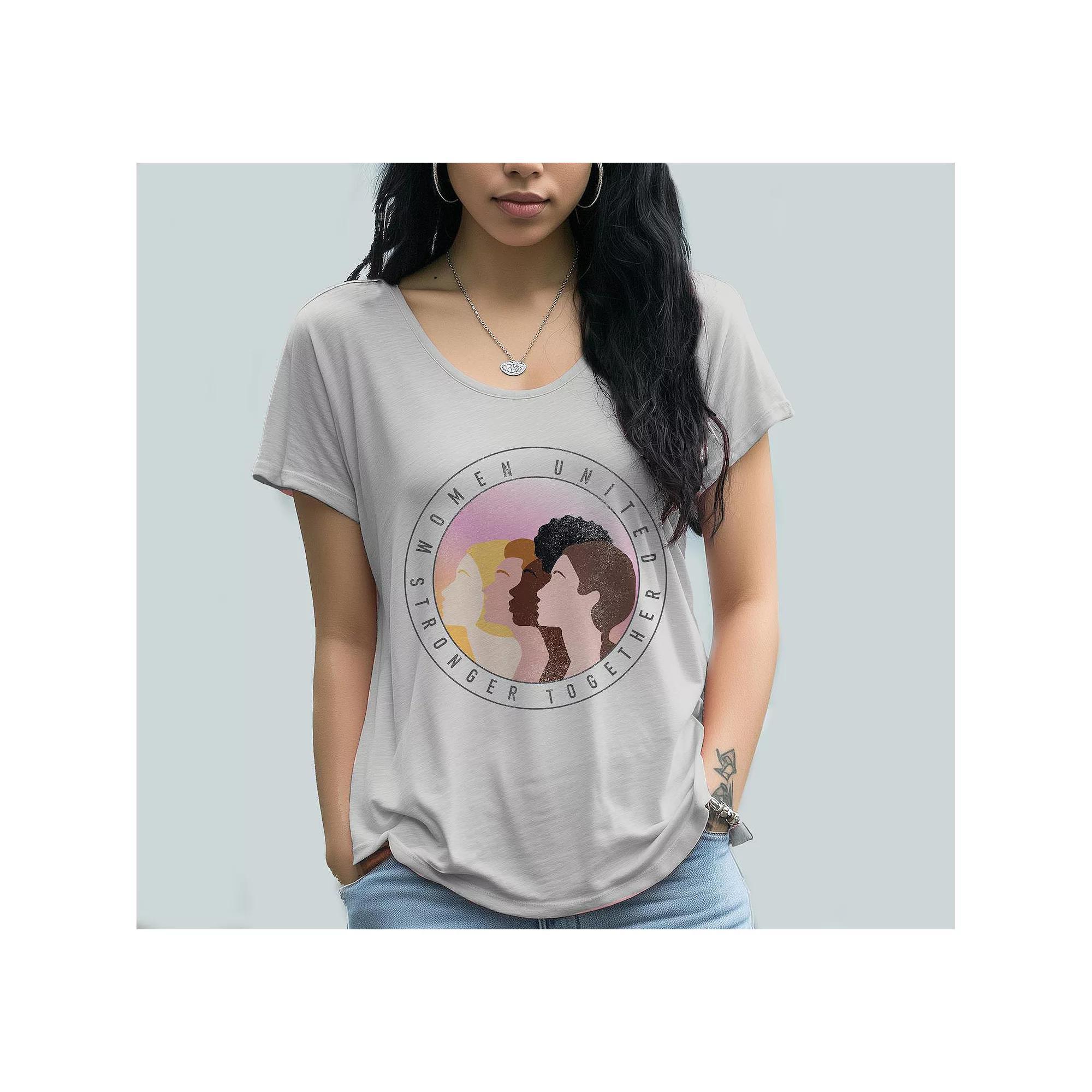 Junior's Grayson Threads Women United Graphic Tee, Women's,  Product Image
