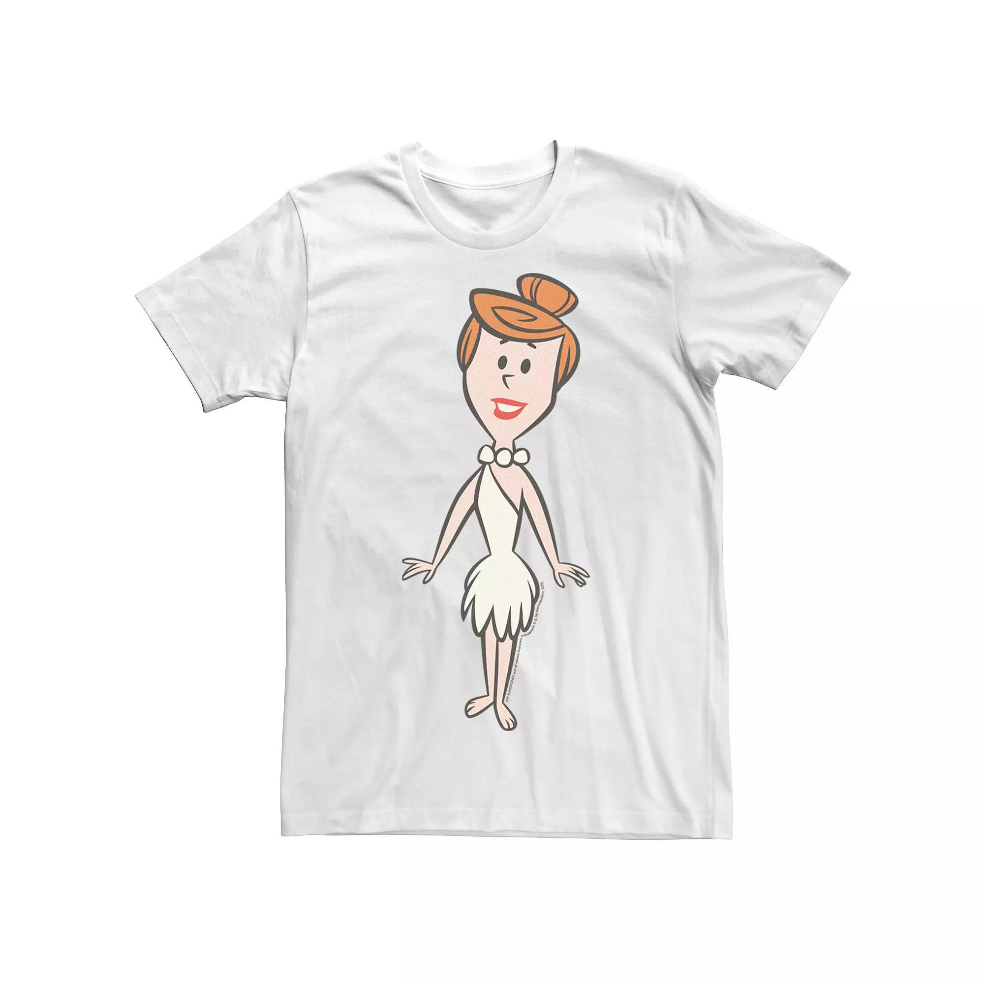 Men's Flinstones Big Wilma Solo Poster Tee, Size: XXL, White Product Image