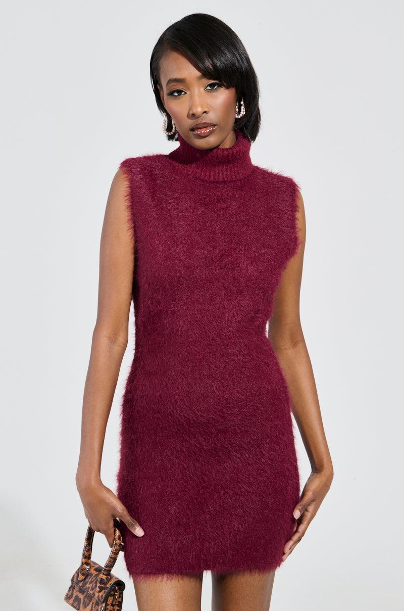PINKY PROMISE SOFT KNIT MINI DRESS Product Image