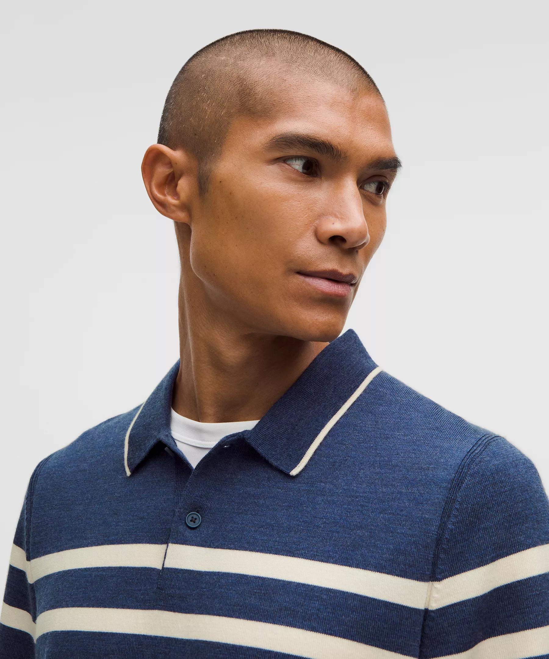 New Venture Short-Sleeve Knit Polo Shirt Product Image