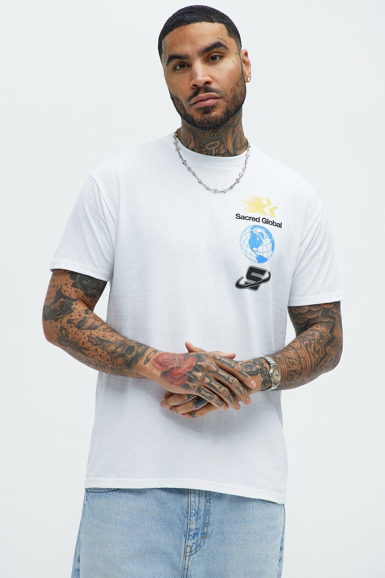 Sacred Global Short Sleeve Tee - White Product Image