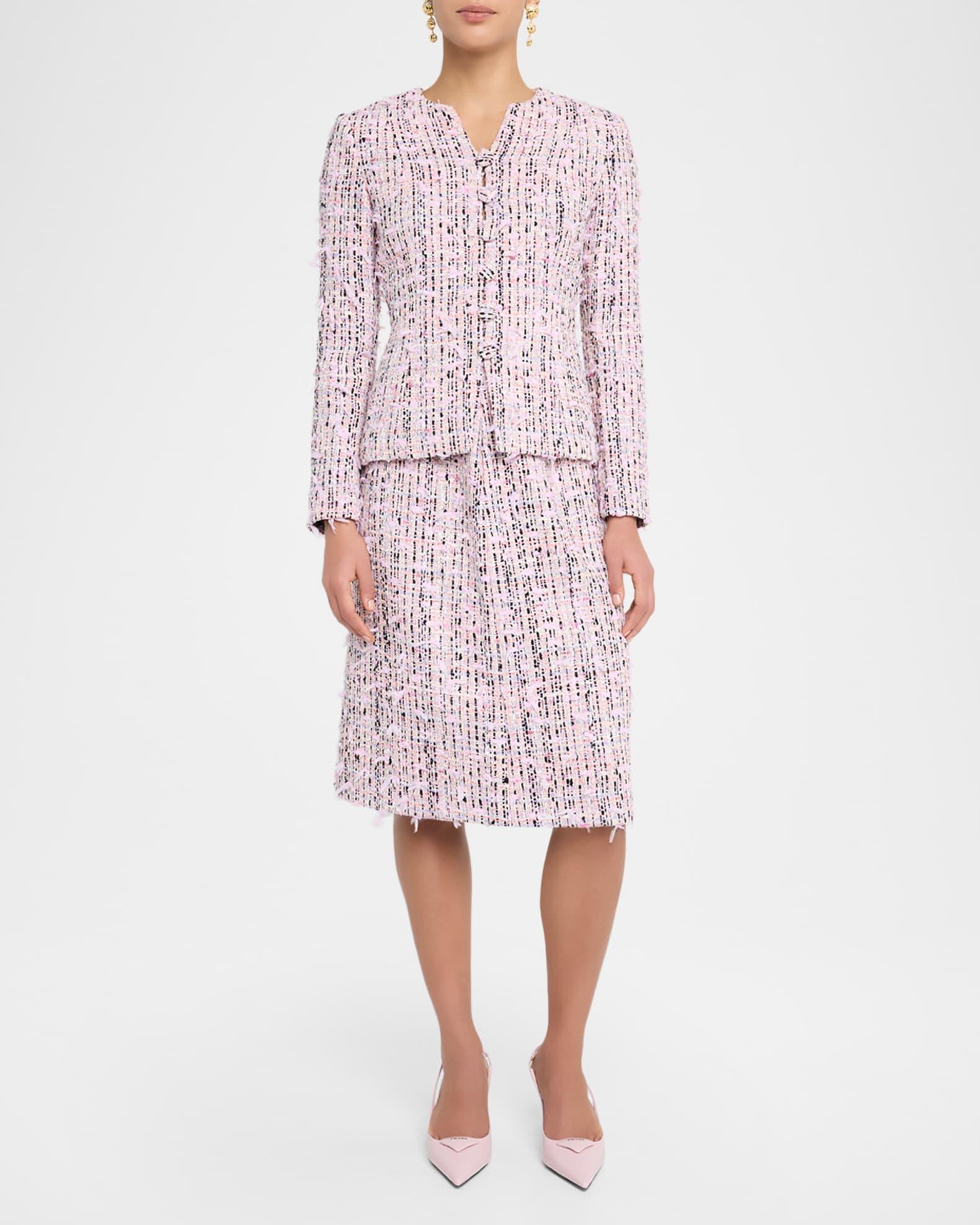 Tailored Eyelash Tweed Jacket Product Image