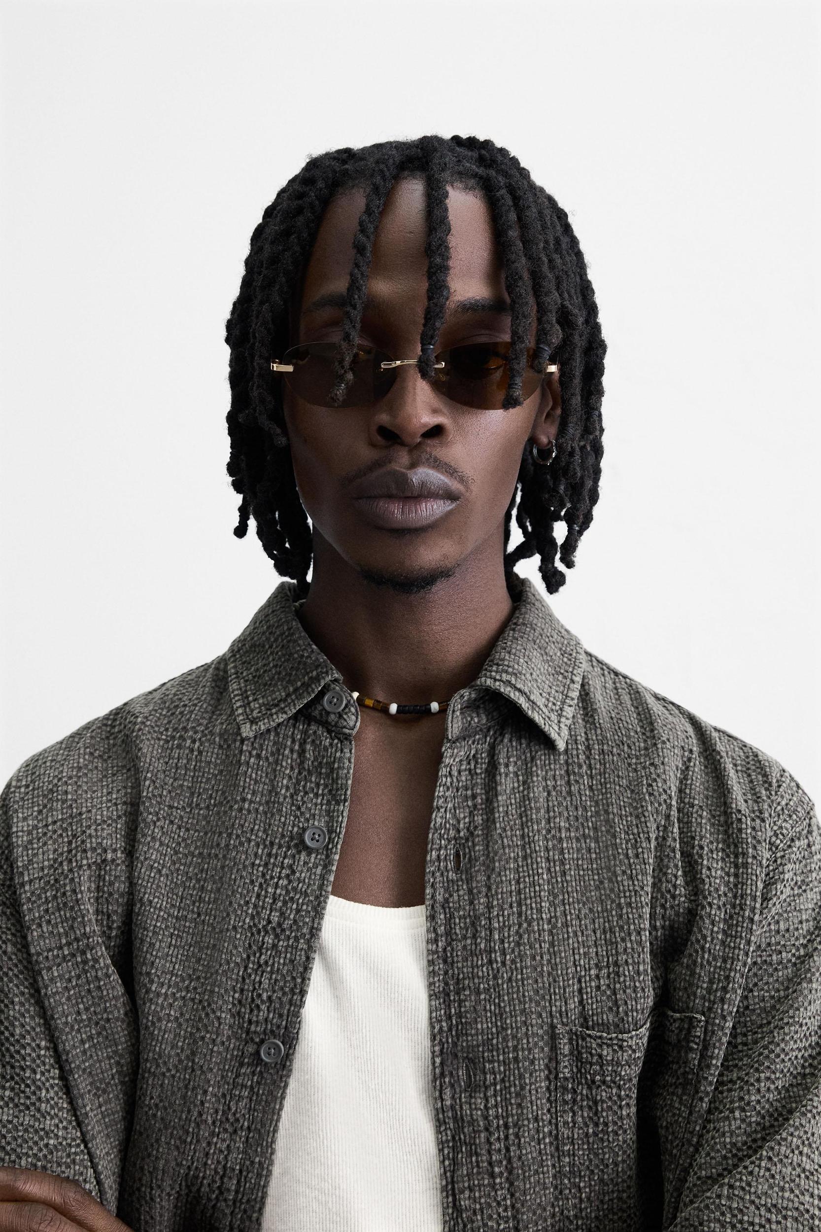 WASHED TEXTURE SHIRT Product Image