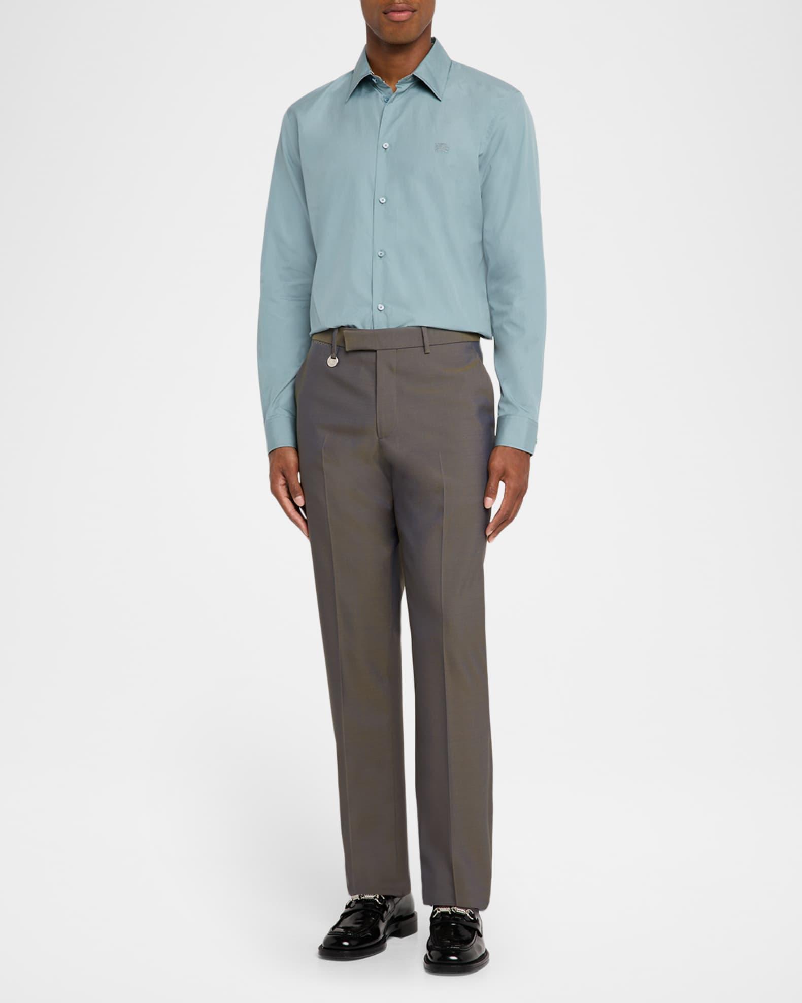 Men's Slim-Fit Cotton Poplin Sport Shirt Product Image