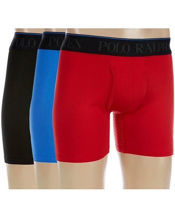 Polo Ralph Lauren 4D Flex Performance Boxer Briefs 3-Pack Product Image