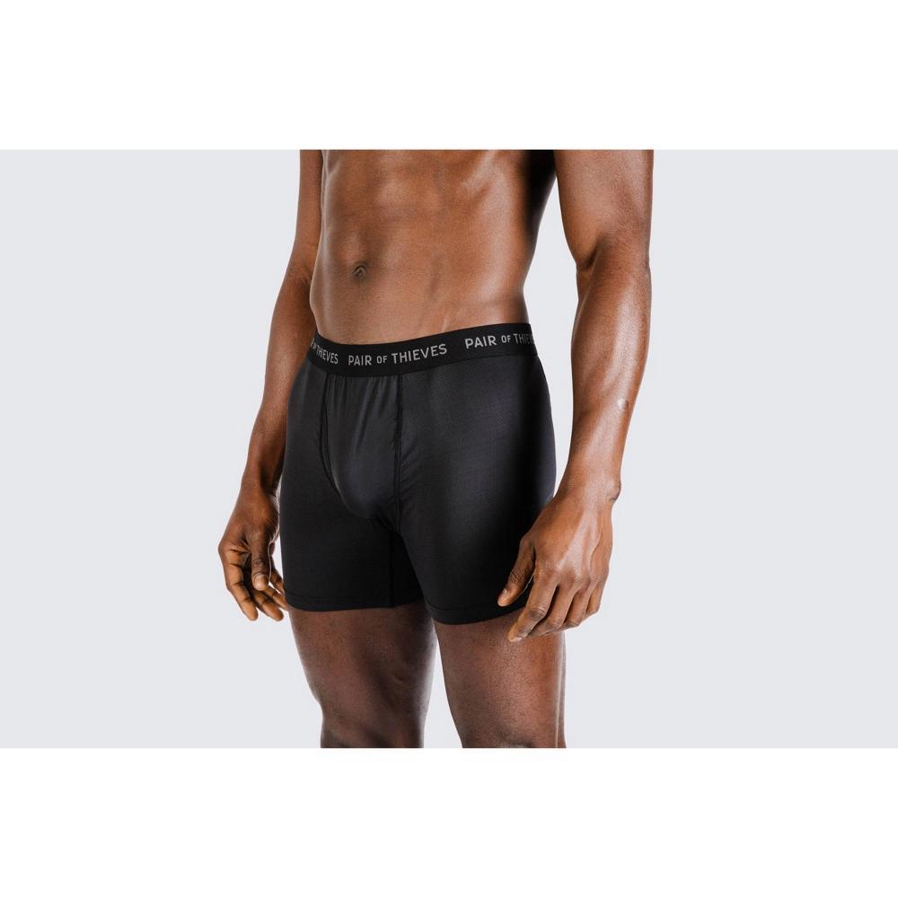 Pair of Thieves Mens Super Fit Boxer Briefs 2pk - Black XL Product Image