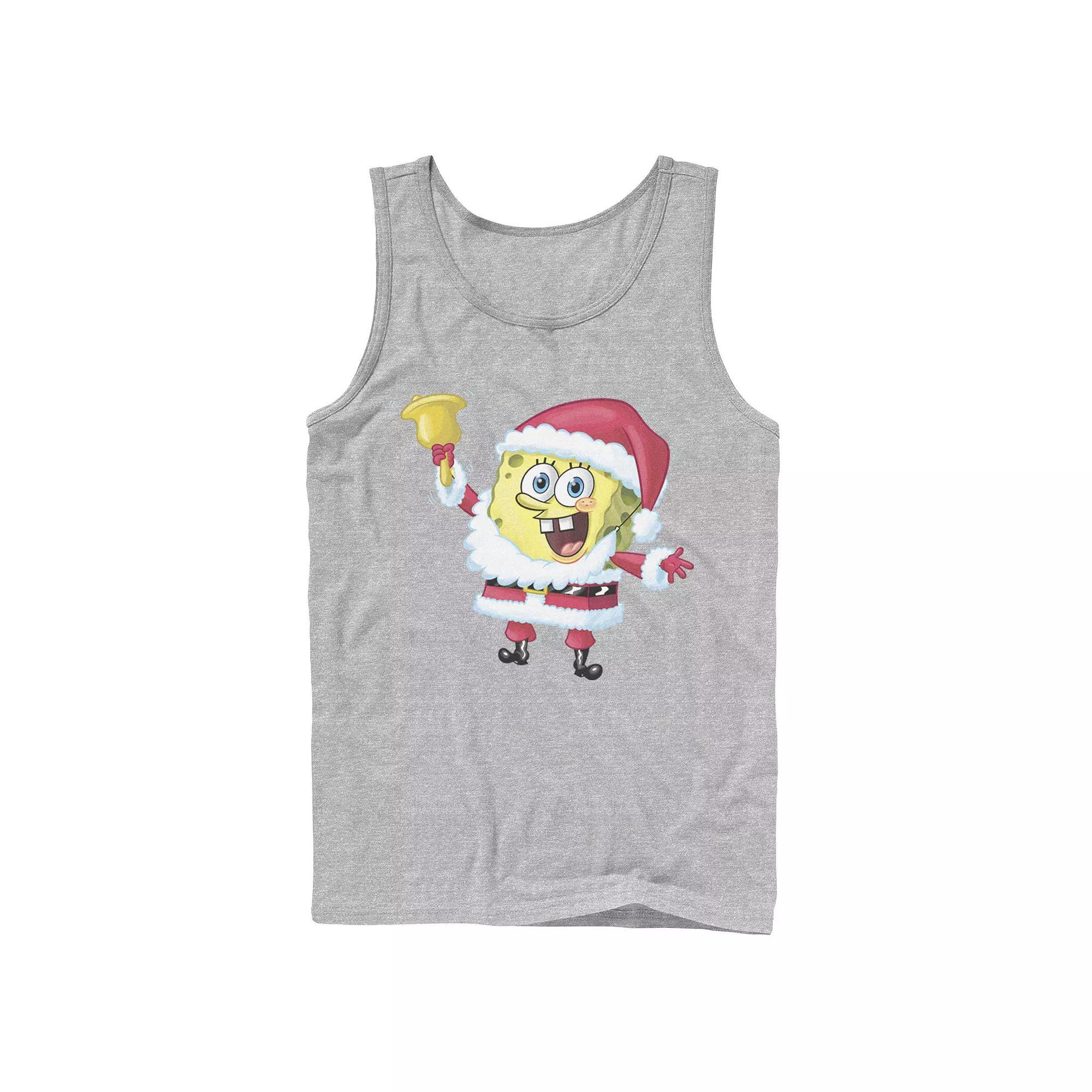 Men's Nickelodeon SpongeBob SquarePants Santa Claus Tank Top,  Product Image