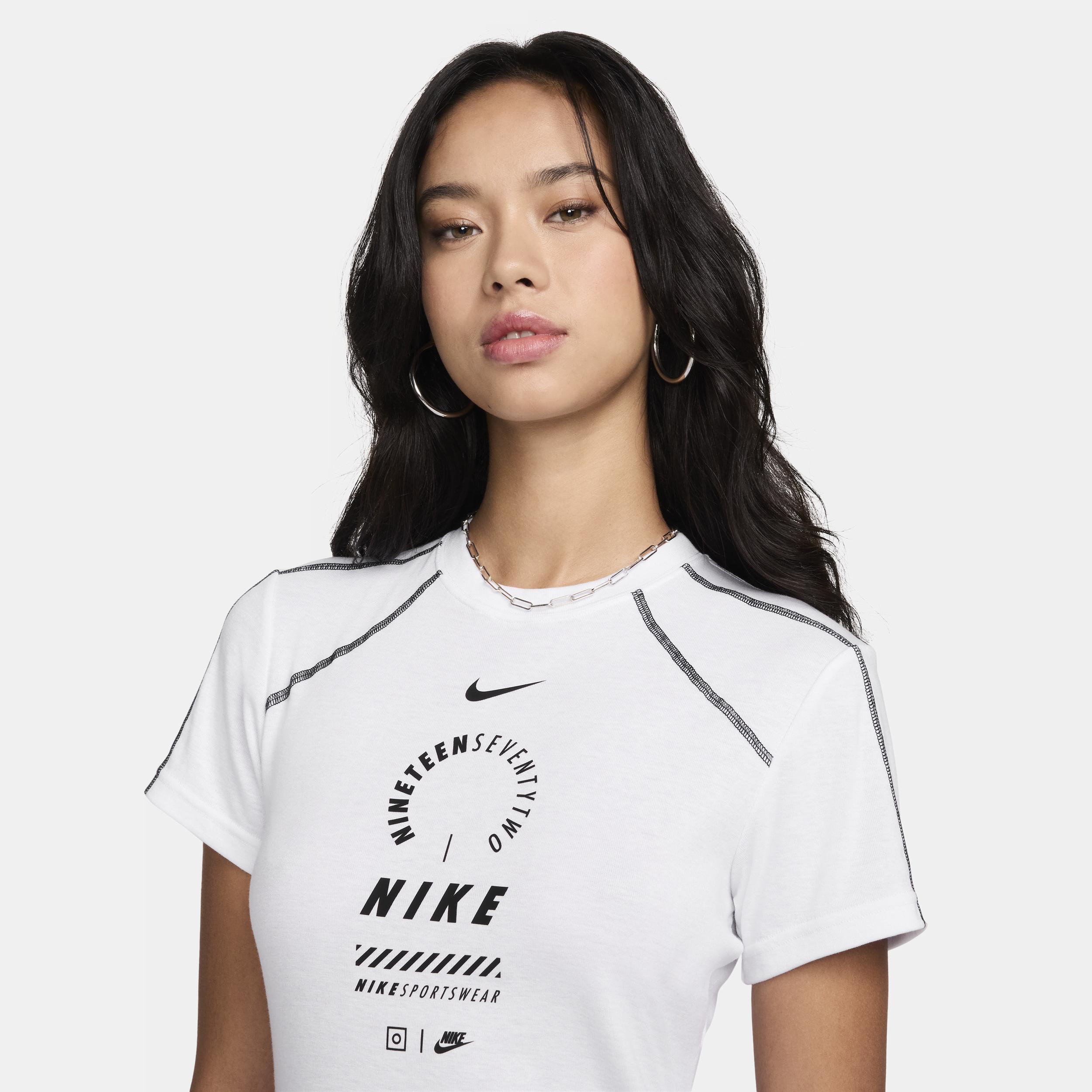 Womens Nike Sportswear Short-Sleeve Dress Product Image