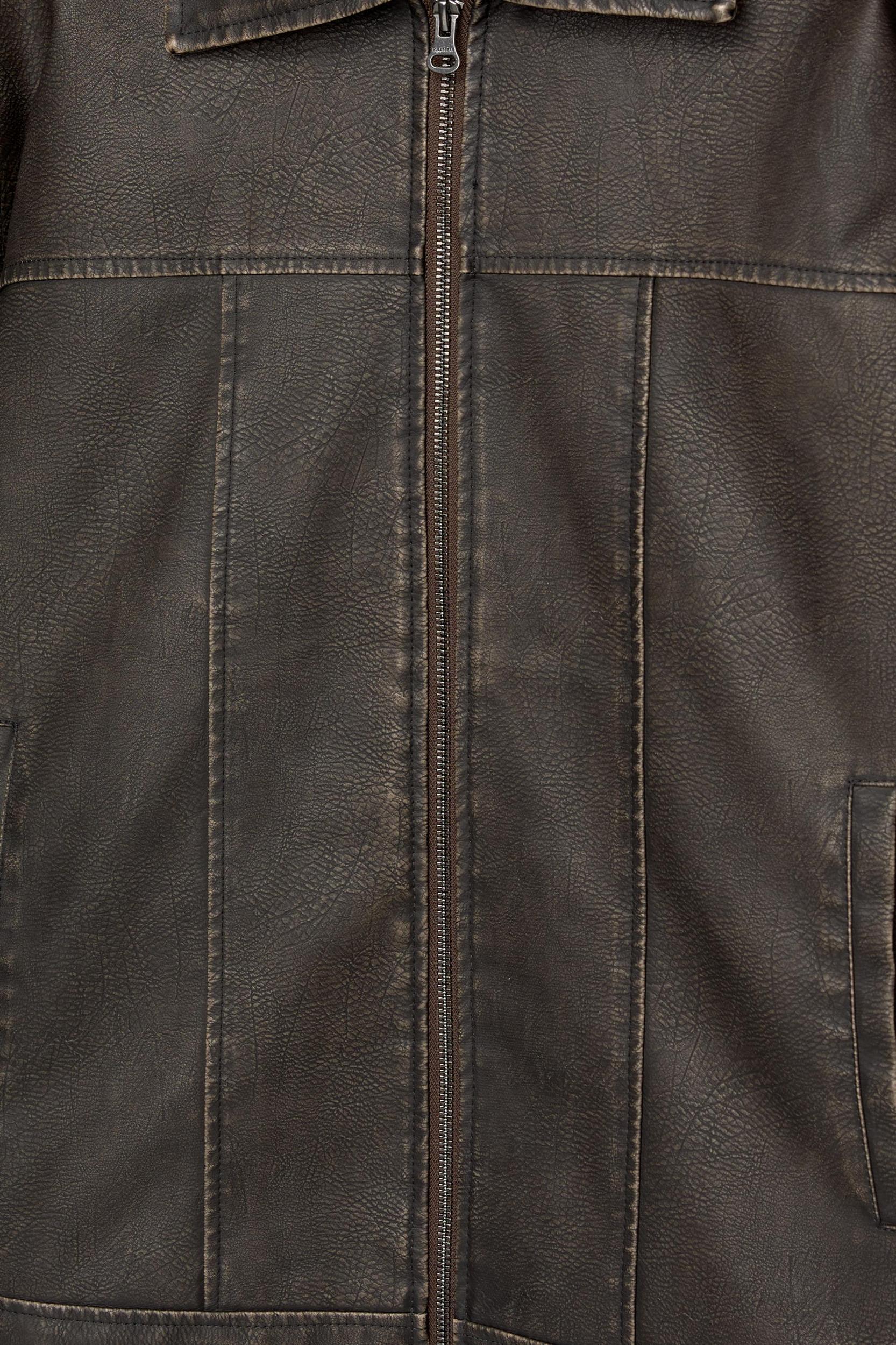 Faux leather jacket Product Image