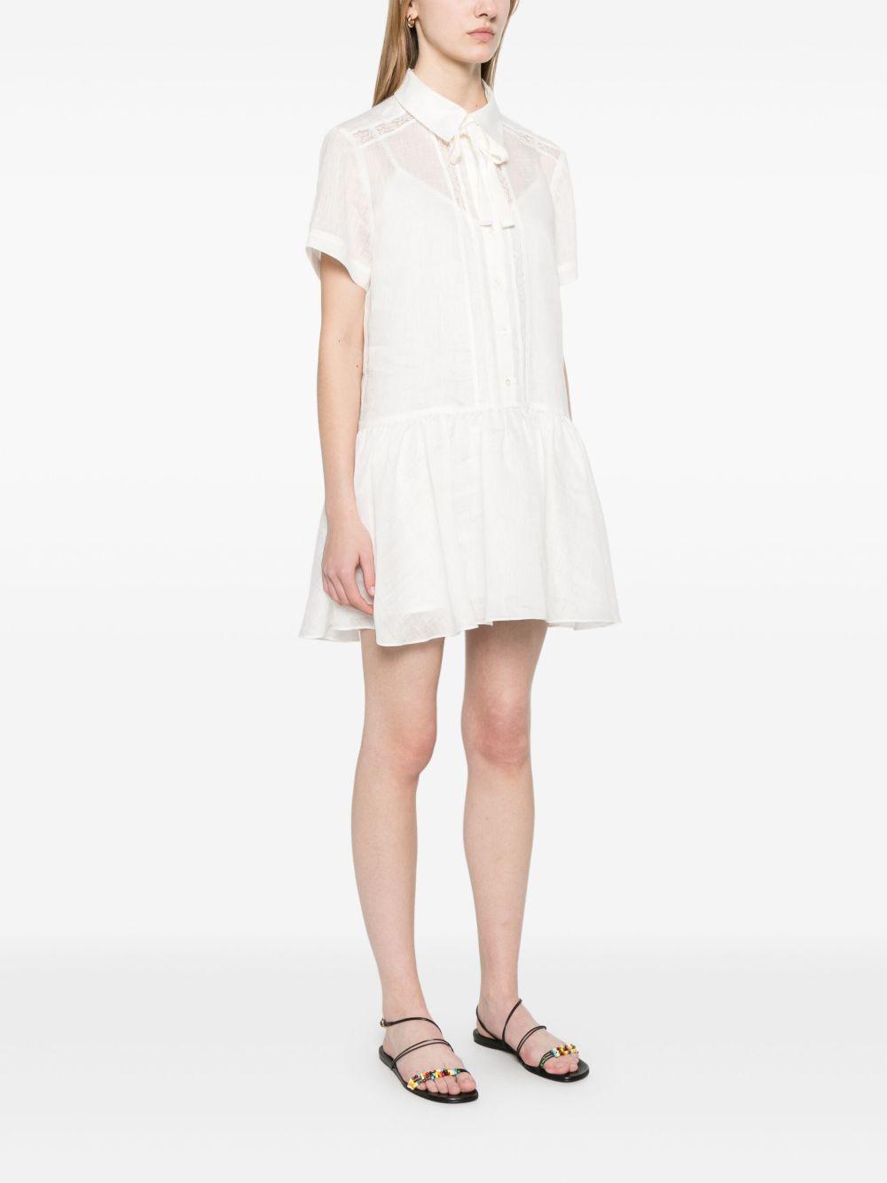 lace-detail mini dress Product Image