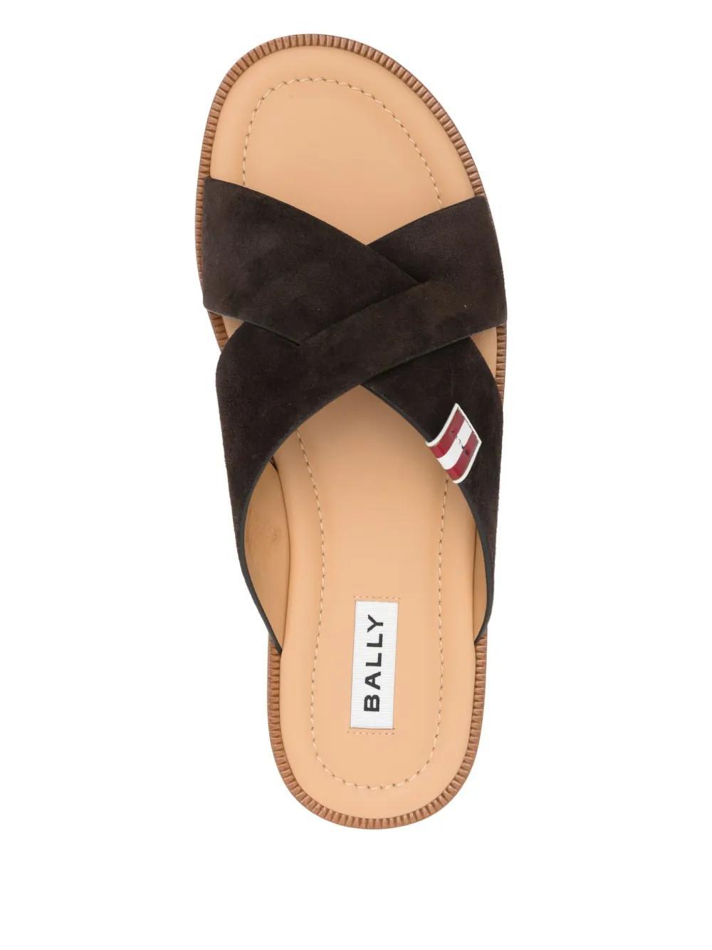 leather slides Product Image