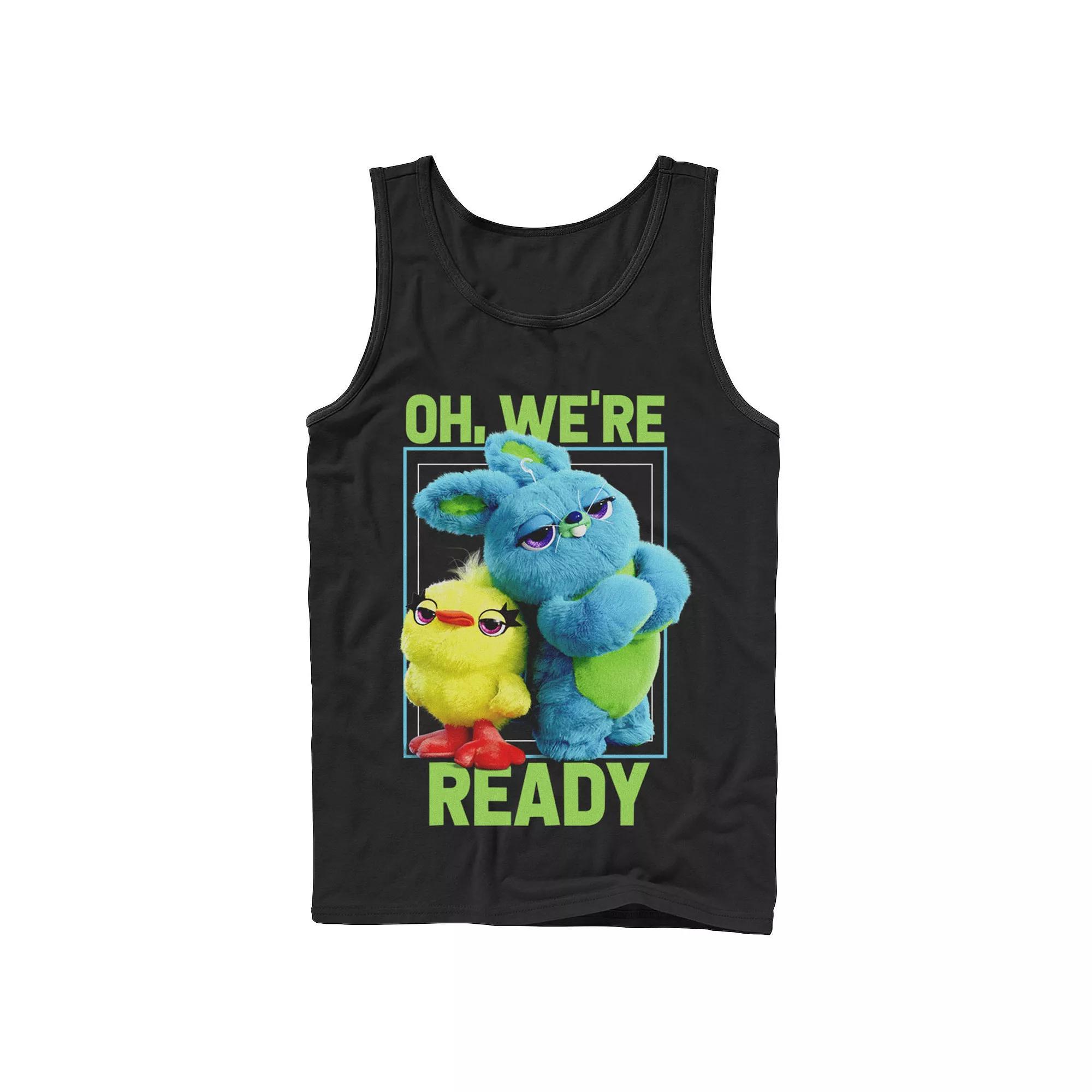 Disney / Pixar's Toy Story 4 Ducky & Bunny Men's Oh, We're Ready Tank Top,  Product Image