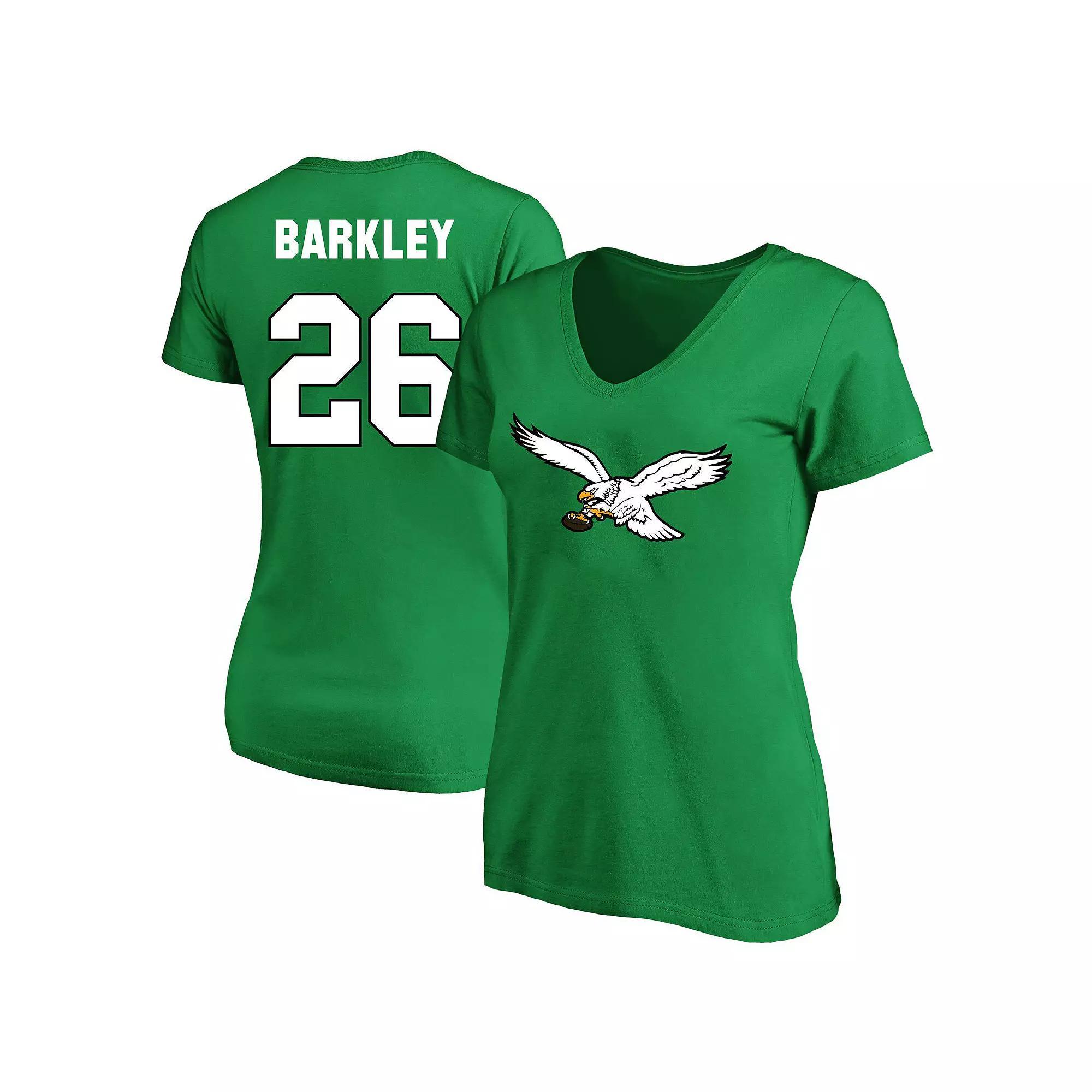 Women's Fanatics Saquon Barkley Kelly Green Philadelphia Eagles Plus  Product Image
