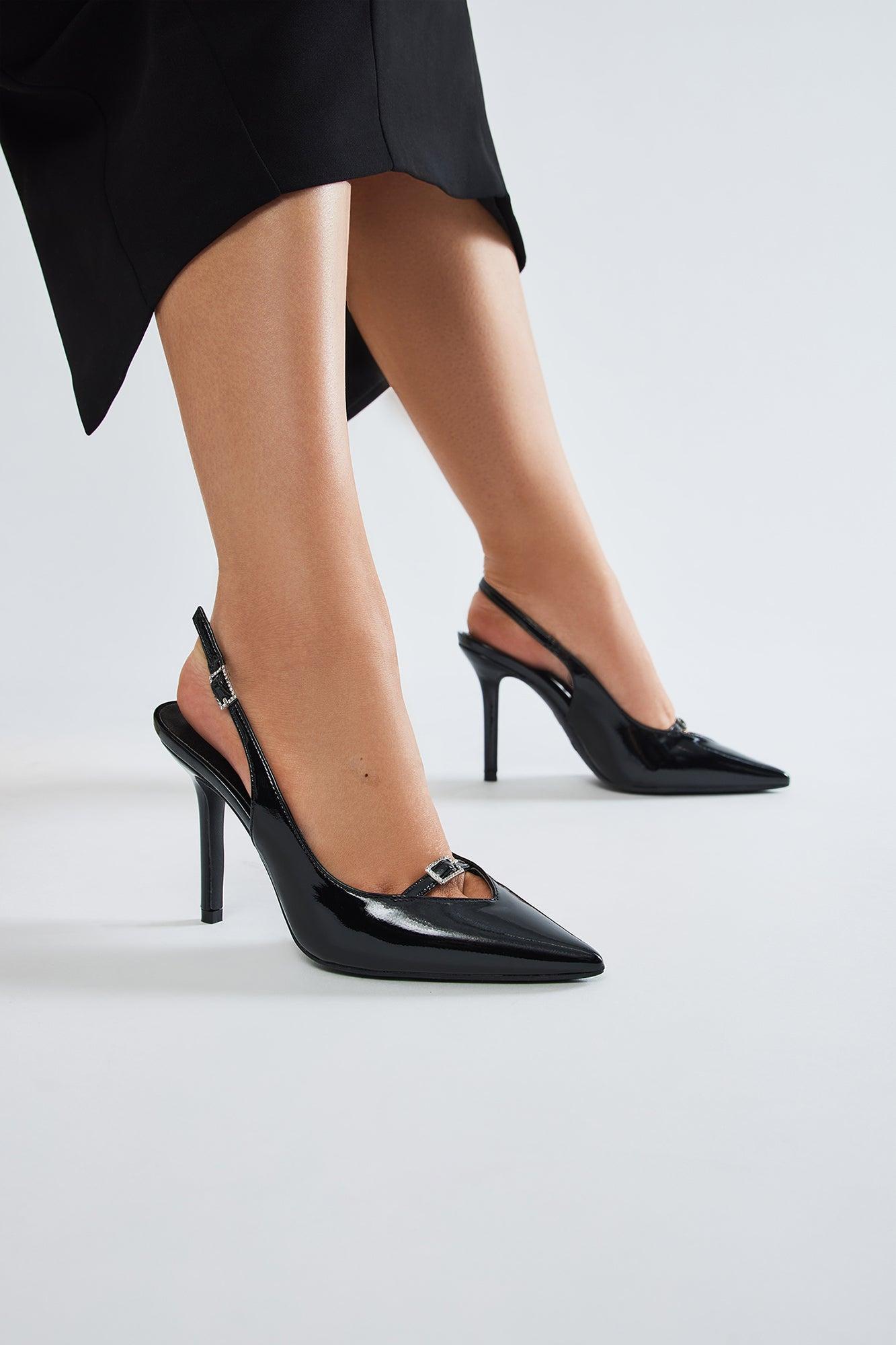 Elyna Slingback Pumps - Black Product Image