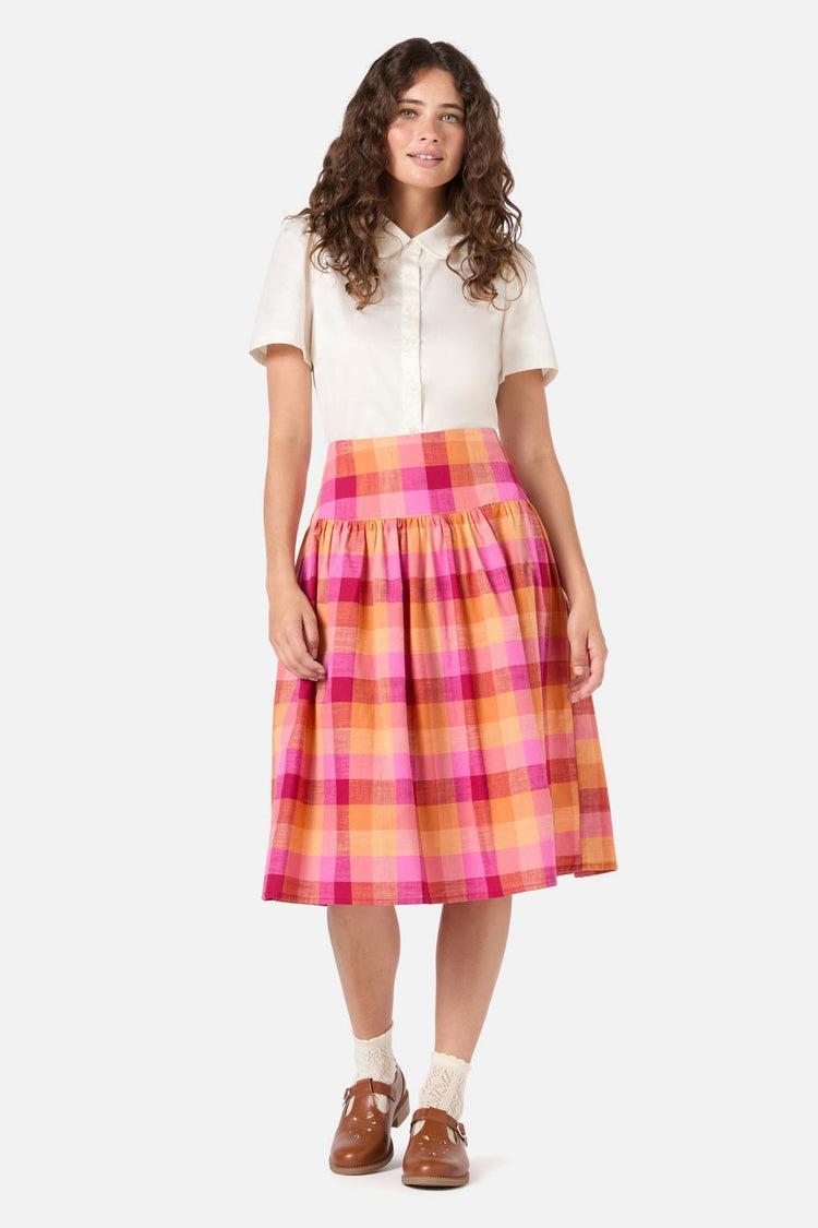 Maxine Check Midi Skirt Product Image