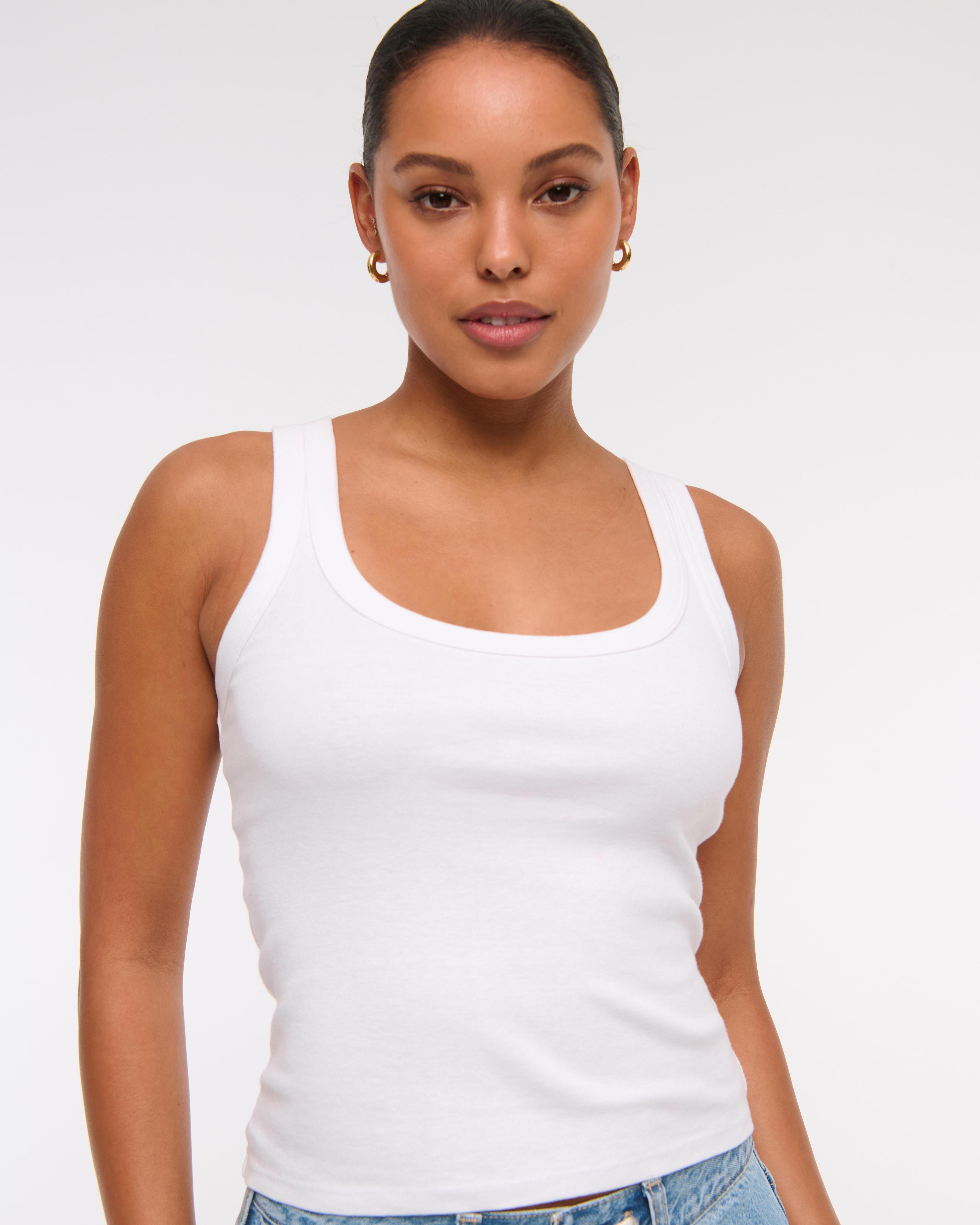 Vintage Rib Tuckable Scoopneck Tank Product Image