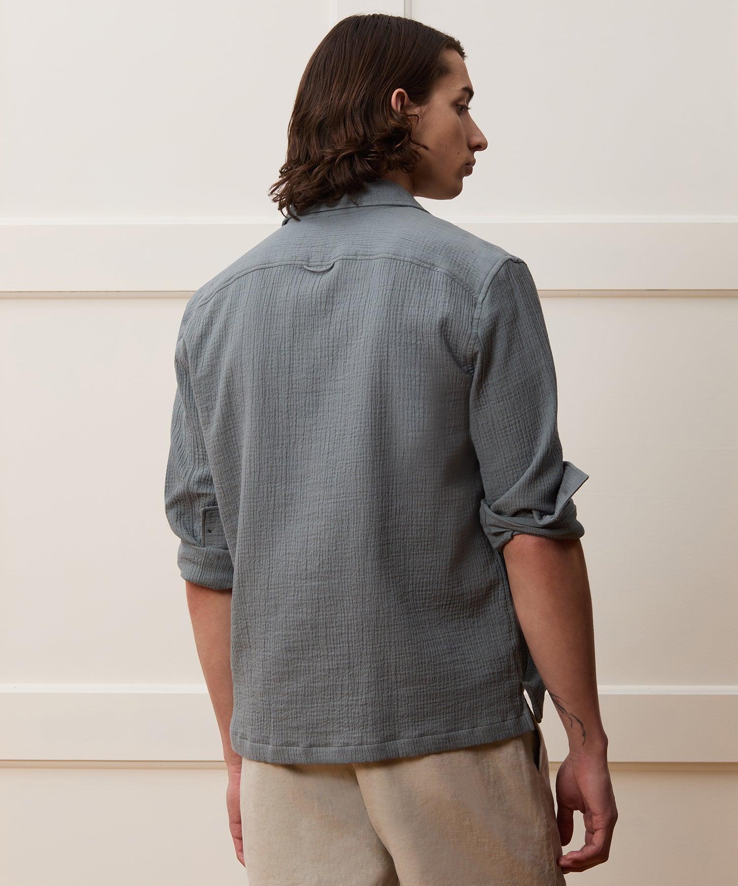 Cotton Double Cloth Gauze Overshirt Product Image