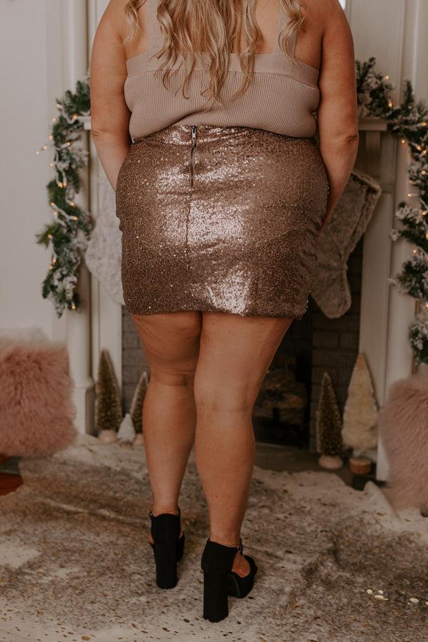 Luxe Moment Sequin Skirt Curves Product Image