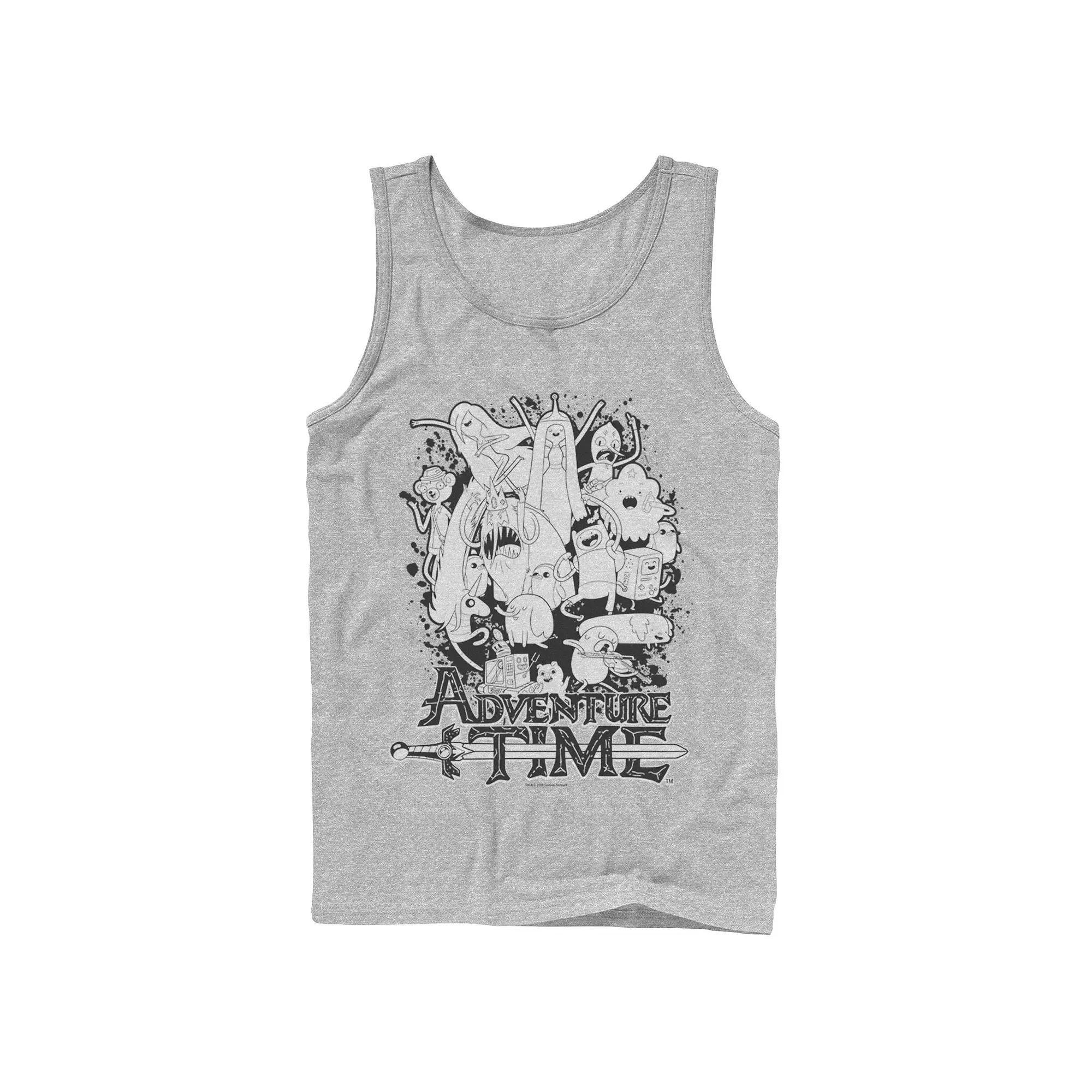 Men's Cartoon Network Adventure Time Splash Tank Top,  Product Image