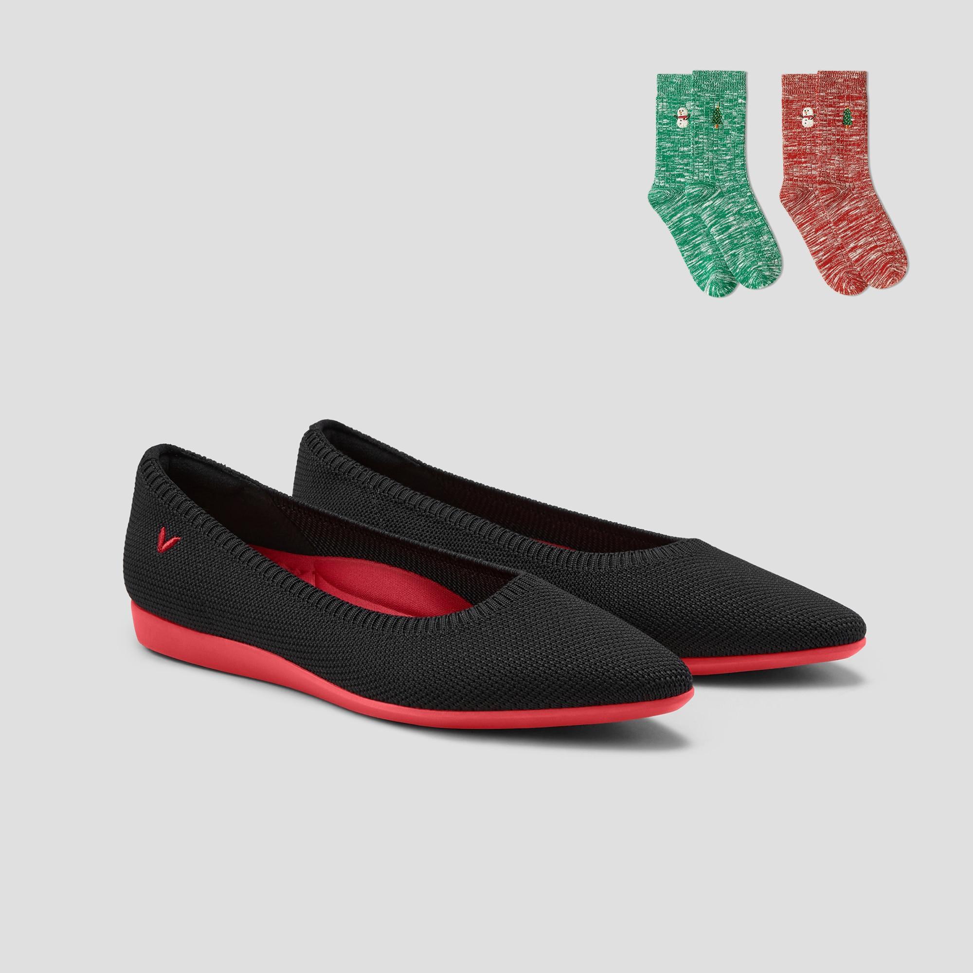 Lightweight Pointed-Ballet Flats (Aria Walker) Product Image