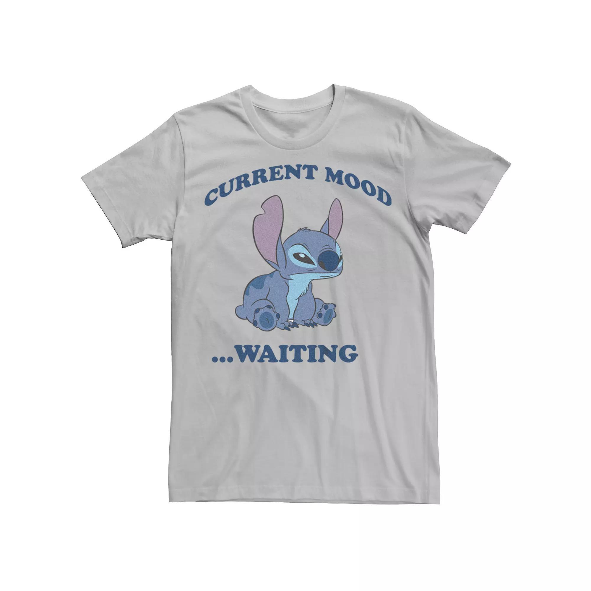 Disney's Lilo & Stitch Men's Current Mood Waiting Tee,  Product Image