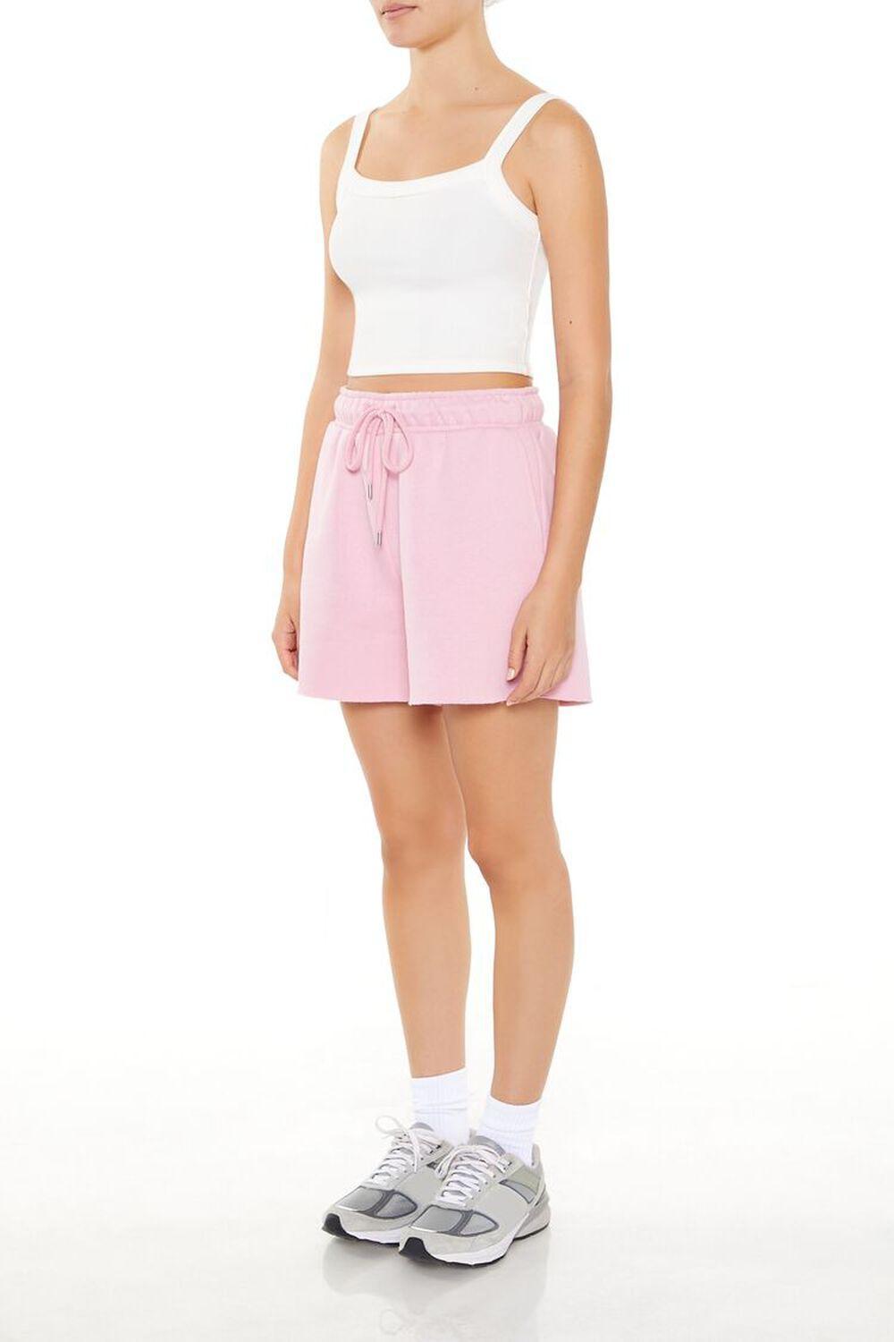 Raw-Cut Fleece Sweatshorts | Forever 21 Product Image