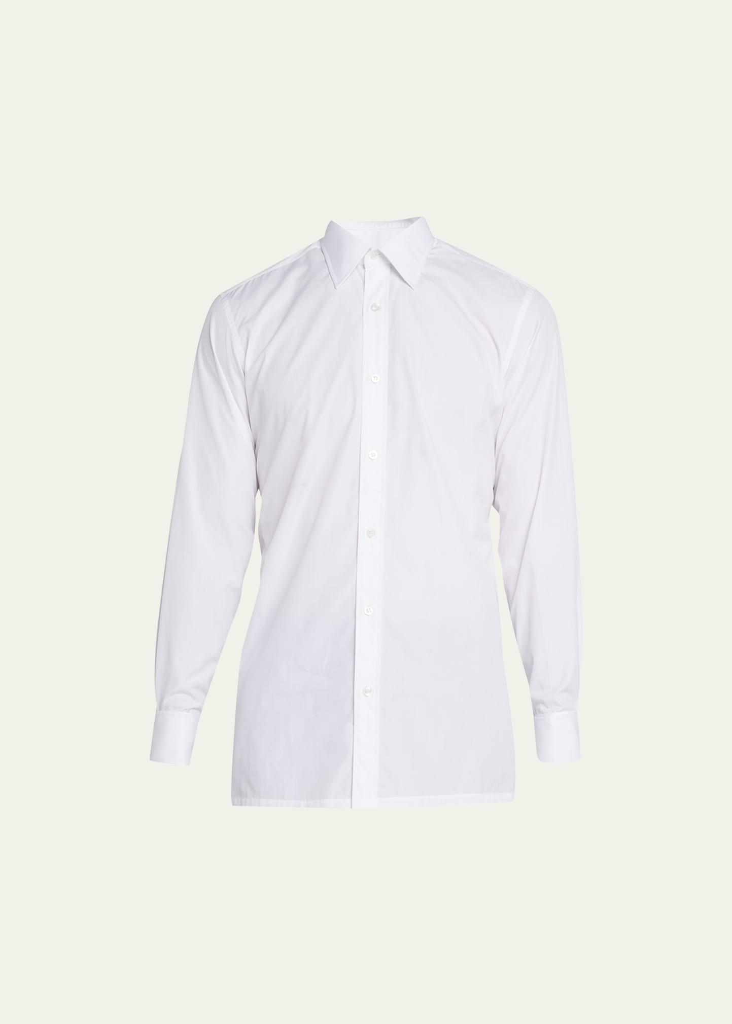 Mens Super Panama Cotton Dress Shirt Product Image
