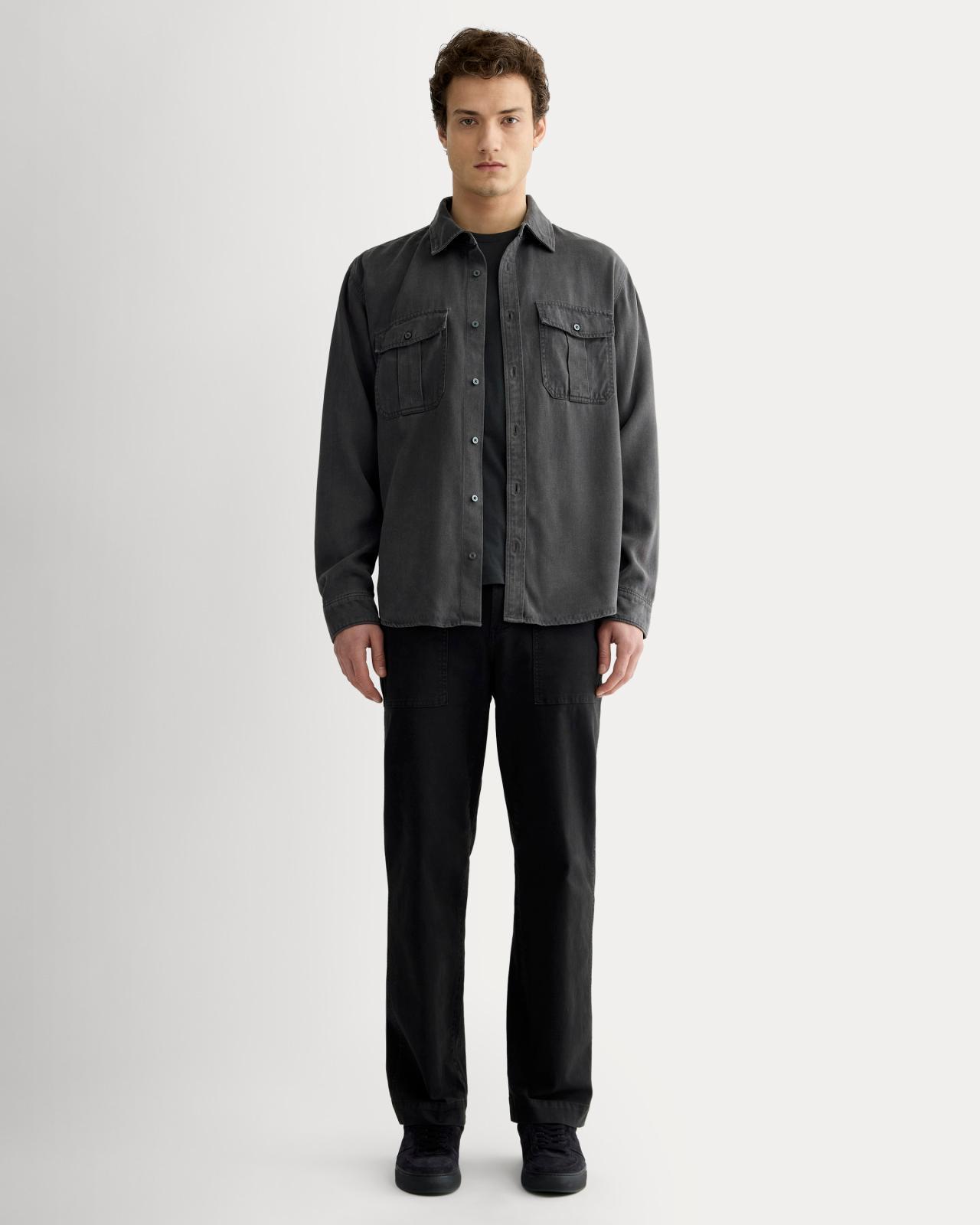 Mens Utility Shirt Jacket in Buttersoft by Everlane Product Image