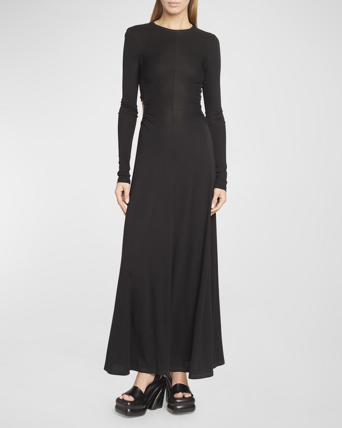 Womens Open-Back Jersey Maxi Dress Product Image