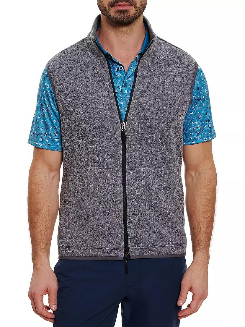 Mockneck Zip-Up Vest Product Image