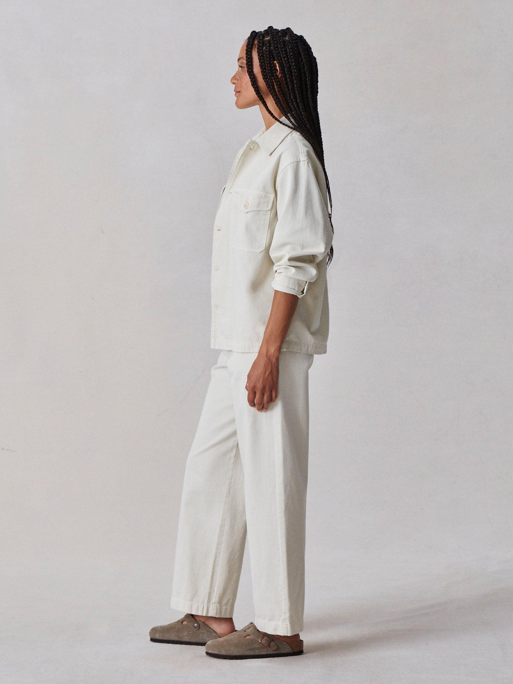 Warm White Baja Twill Field Shirt Product Image