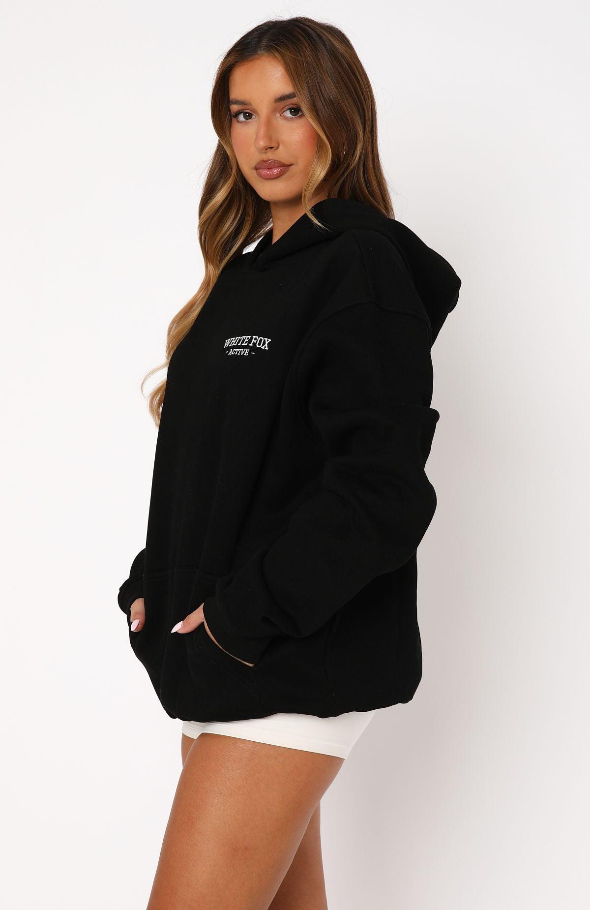 Taking Sides Oversized Hoodie Black Product Image