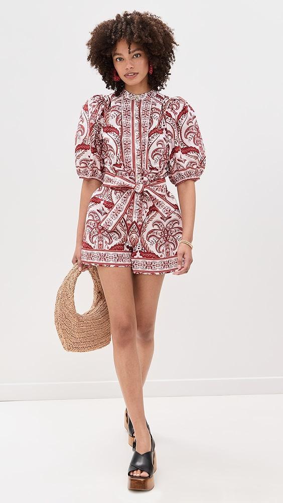 FARM Rio Tropical Cameo Off White Romper | Shopbop Product Image