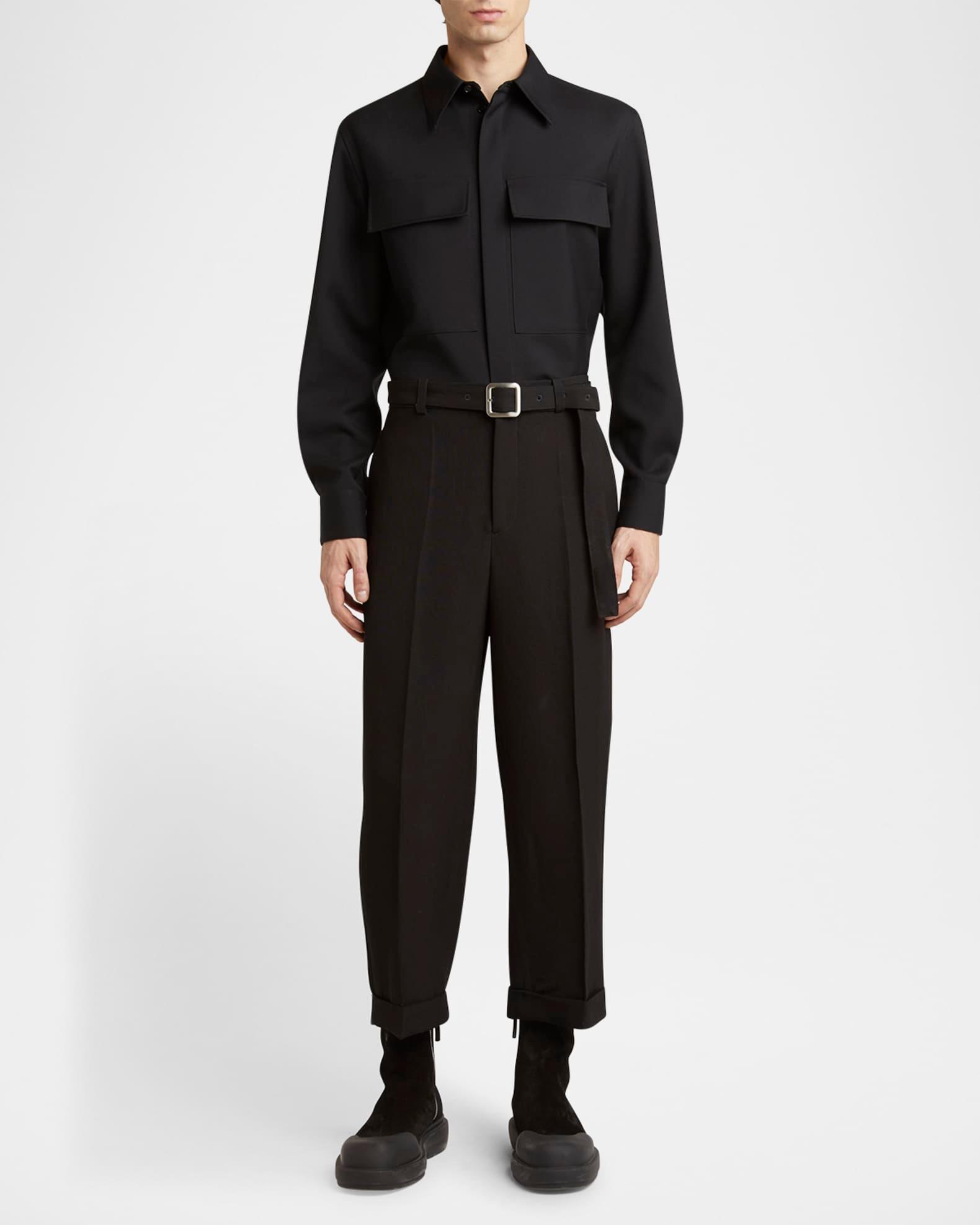 Men's Wool Two-Pocket Work Shirt Product Image