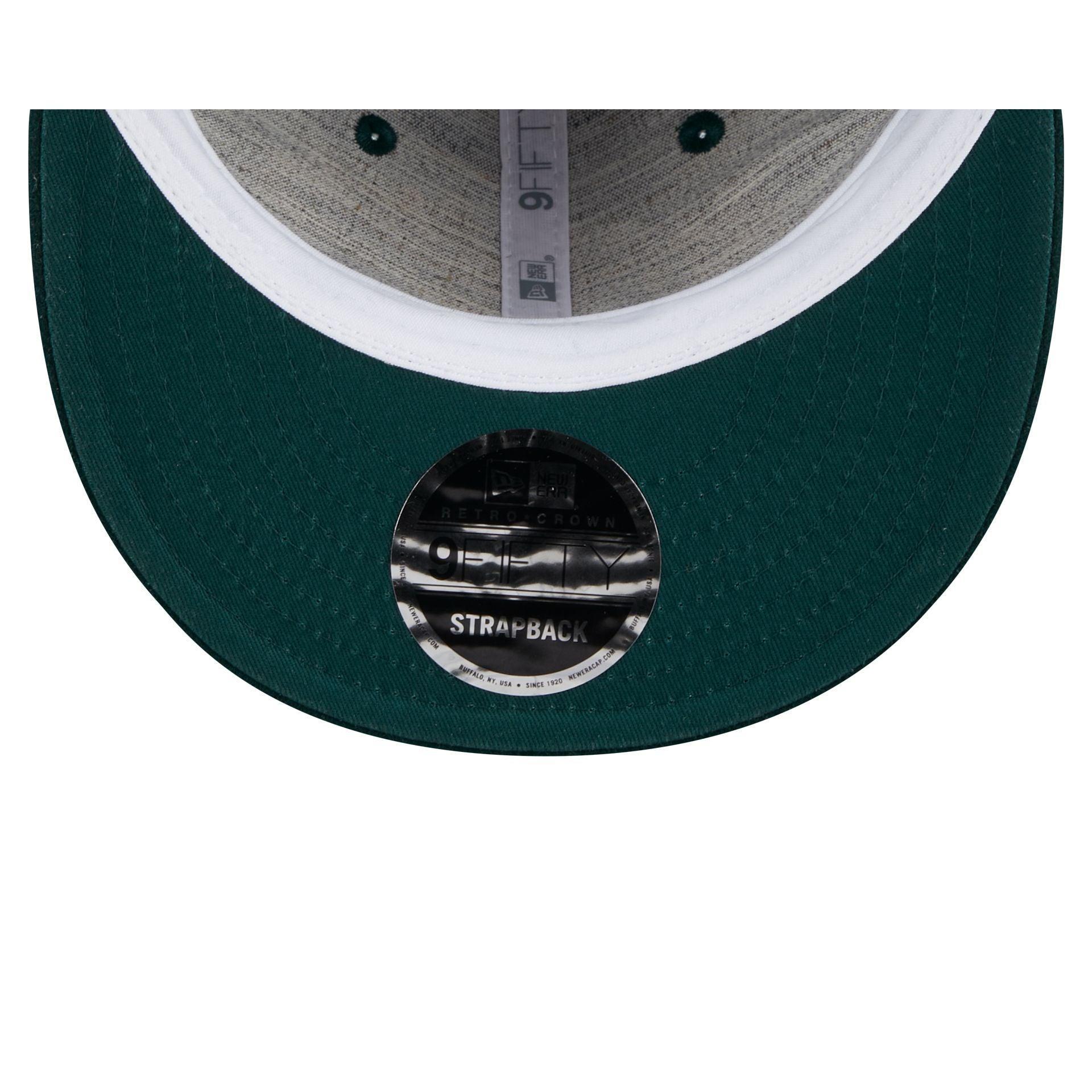 Oakland Athletics Melton Wool Retro Crown 9FIFTY Adjustable Hat Male Product Image