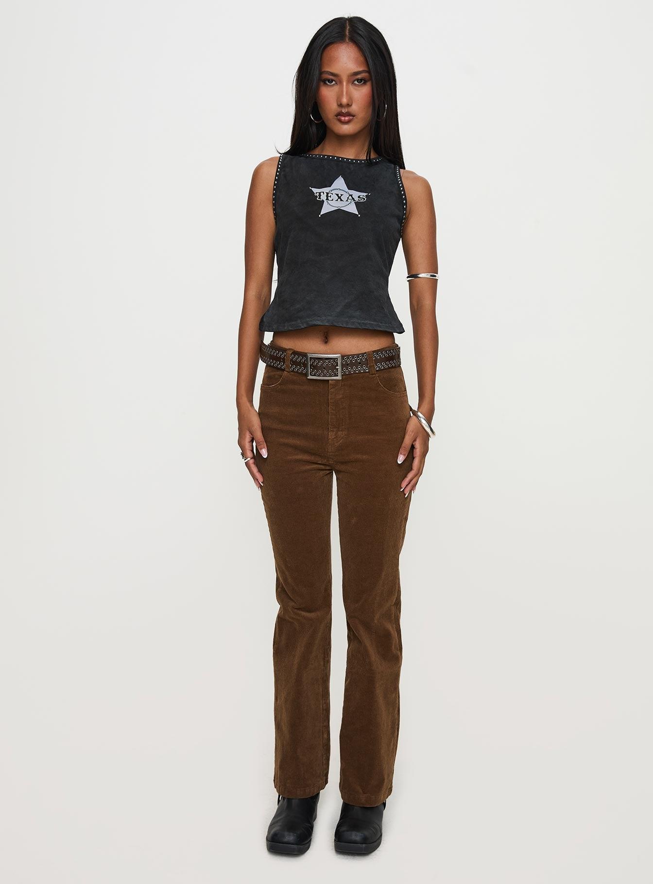Feature Pants Brown Product Image