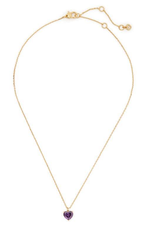 kate spade new york My Love April Birthstone Heart Pendant Necklace, 16-19 Product Image