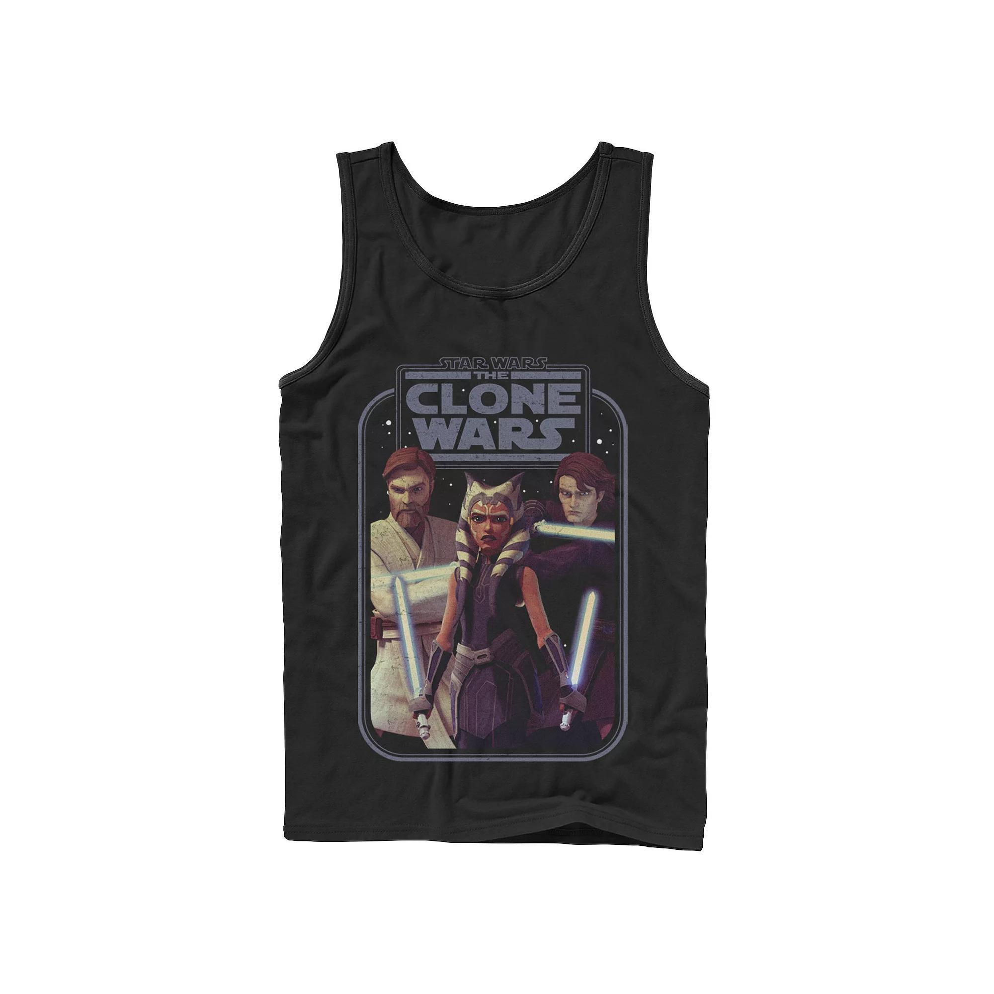 Men's Star Wars: The Clone Wars Heroes Group Shot Tank Top,  Product Image