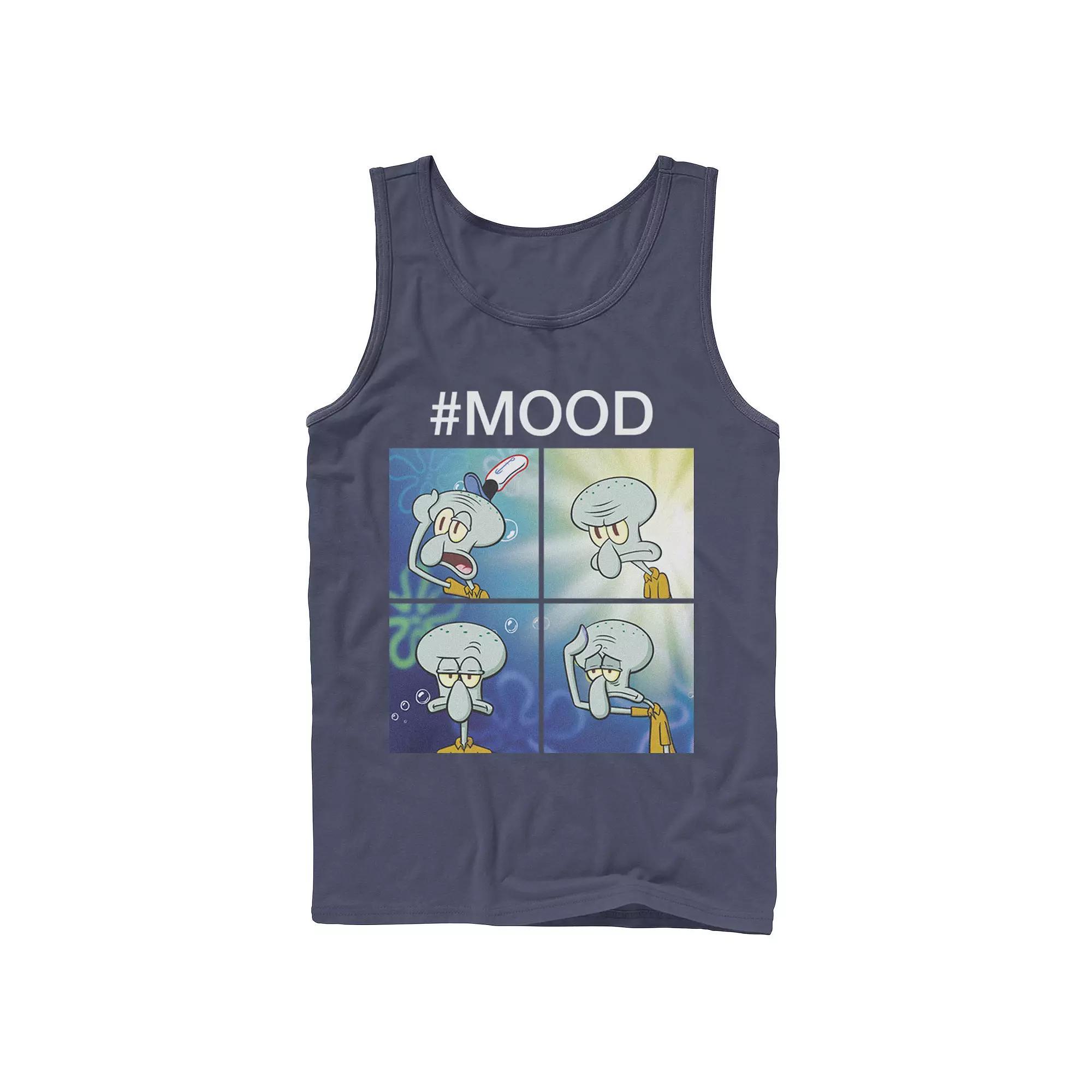 Men's Nickelodeon SpongeBob SquarePants Squidward Mood Tank Top,  Product Image