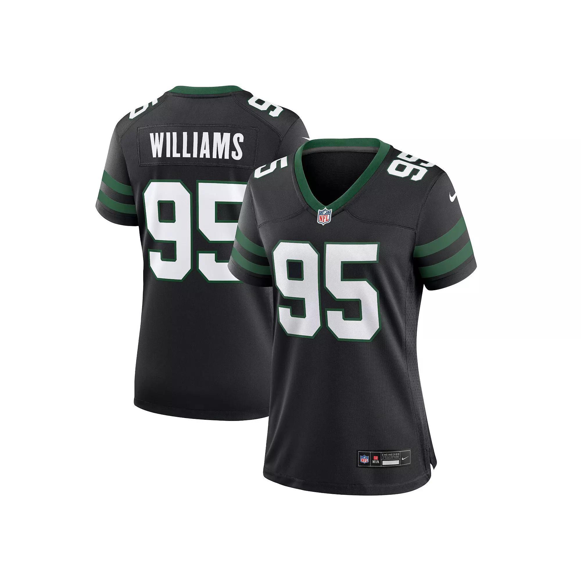 Women's Nike Quinnen Williams Legacy Black New York Jets Alternate Game Jersey,  Product Image